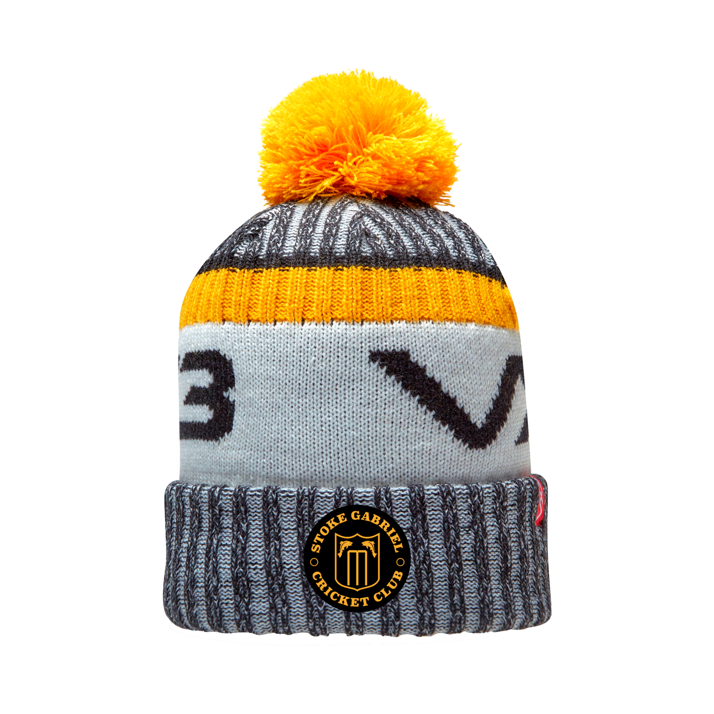 Stoke Gabriel Cricket Club Fleece-Lined Bobble Hat