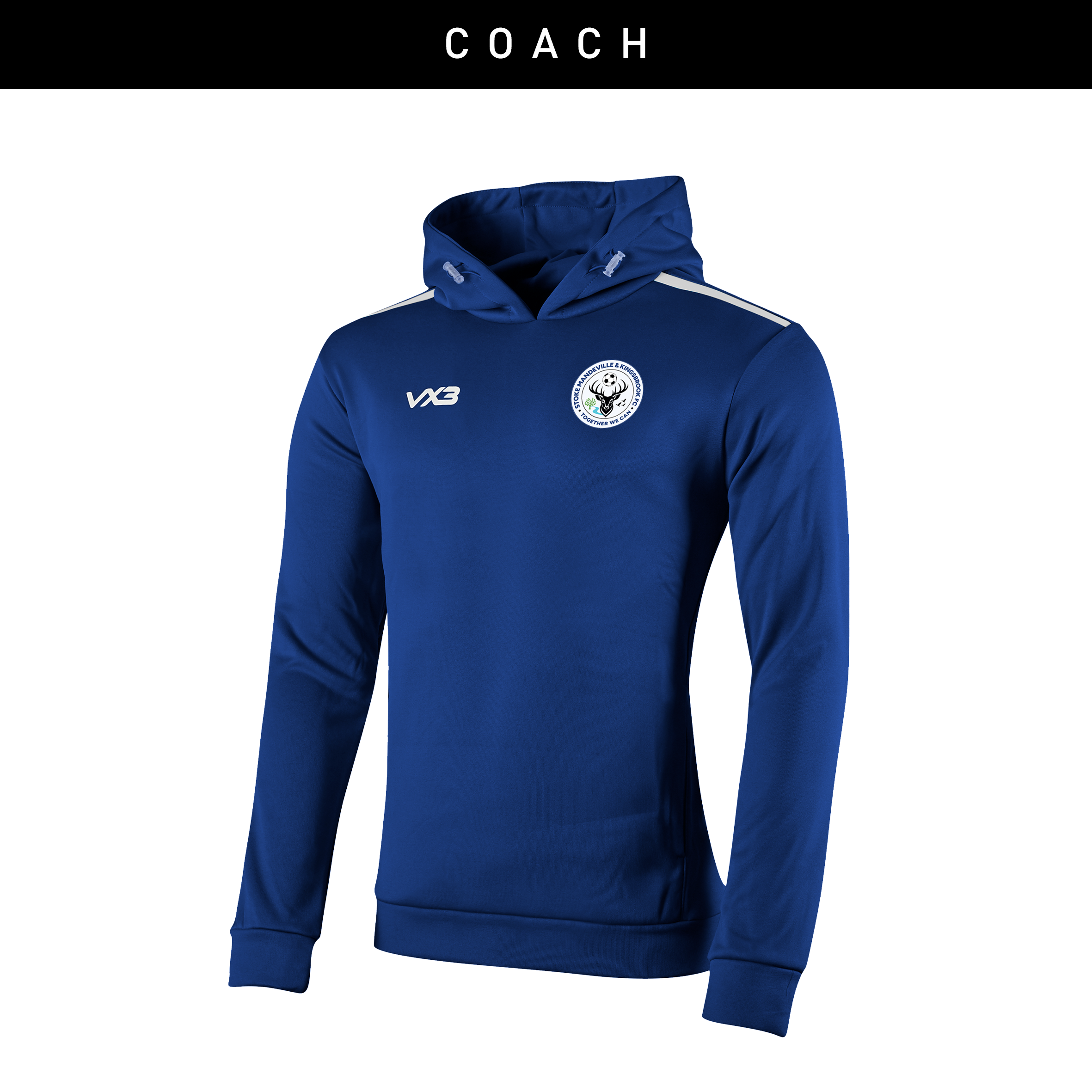 Stoke Mandeville & Kingsbrook FC Navy Fortis Youth Hoodie