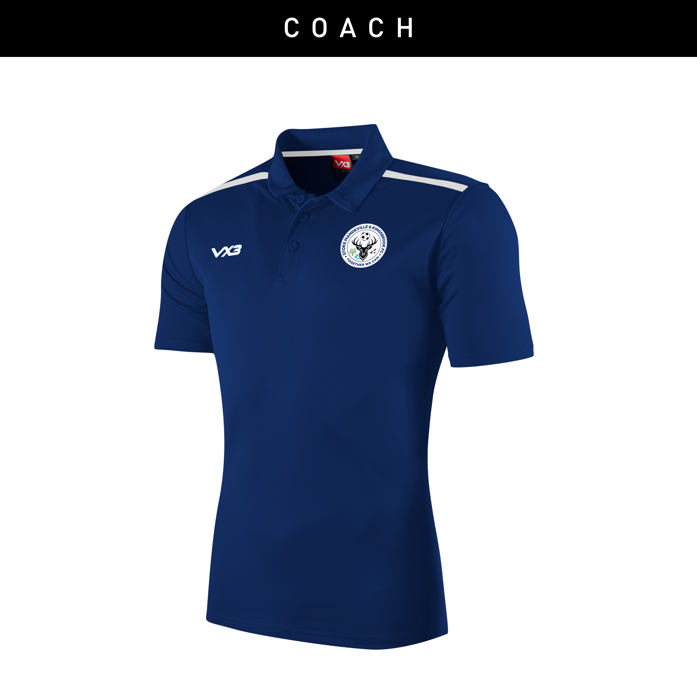 Stoke Mandeville & Kingsbrook FC Navy Fortis Youth Polo