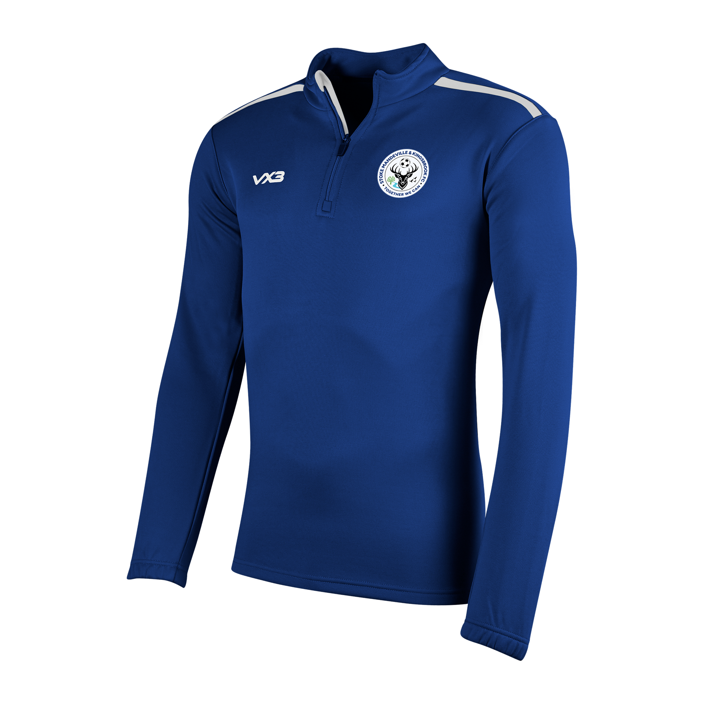 Stoke Mandeville & Kingsbrook FC Navy Fortis Quarter Zip Sweat