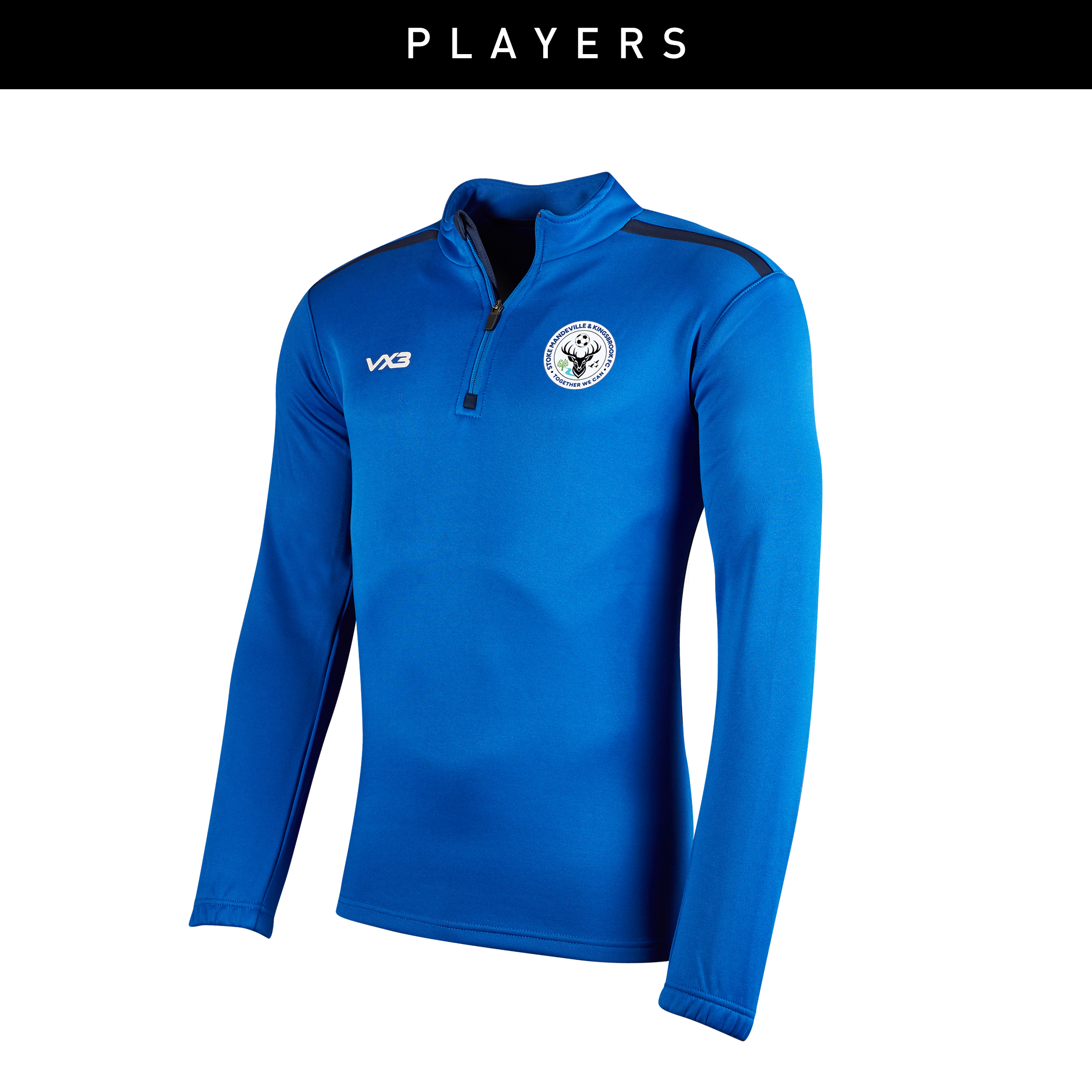 Stoke Mandeville & Kingsbrook FC Royal Fortis Youth Quarter Zip Sweat