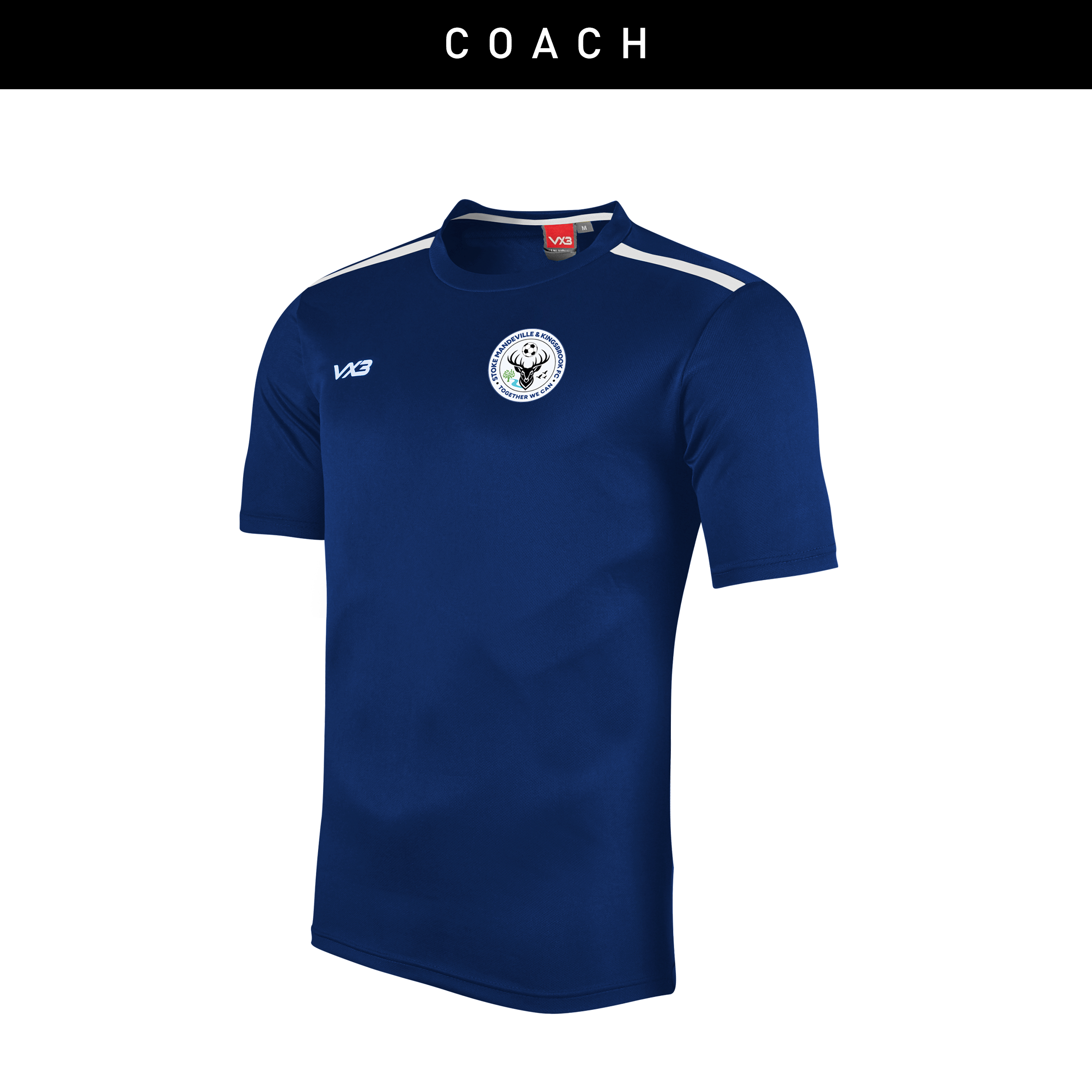 Stoke Mandeville & Kingsbrook FC Navy Fortis Youth Tee