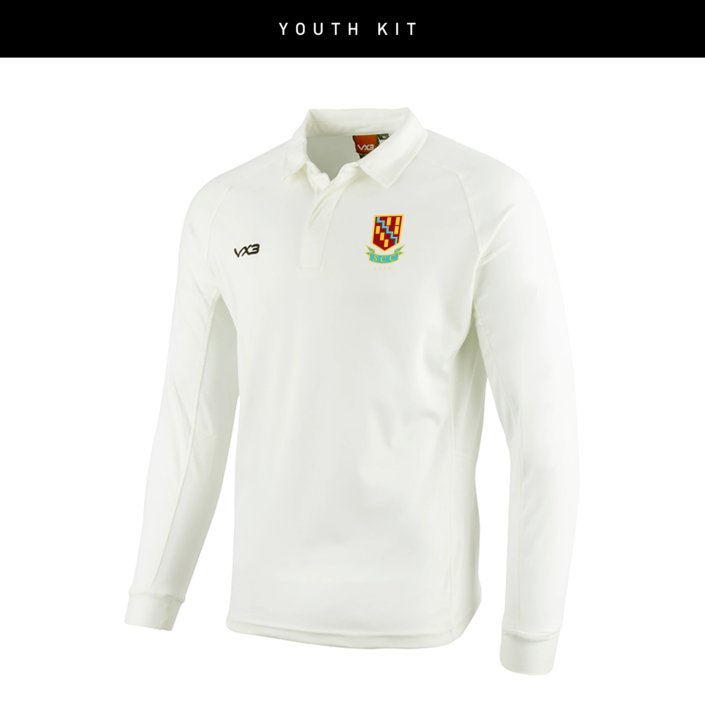 Stroud Cricket Club Youth Long Sleeve Shirt