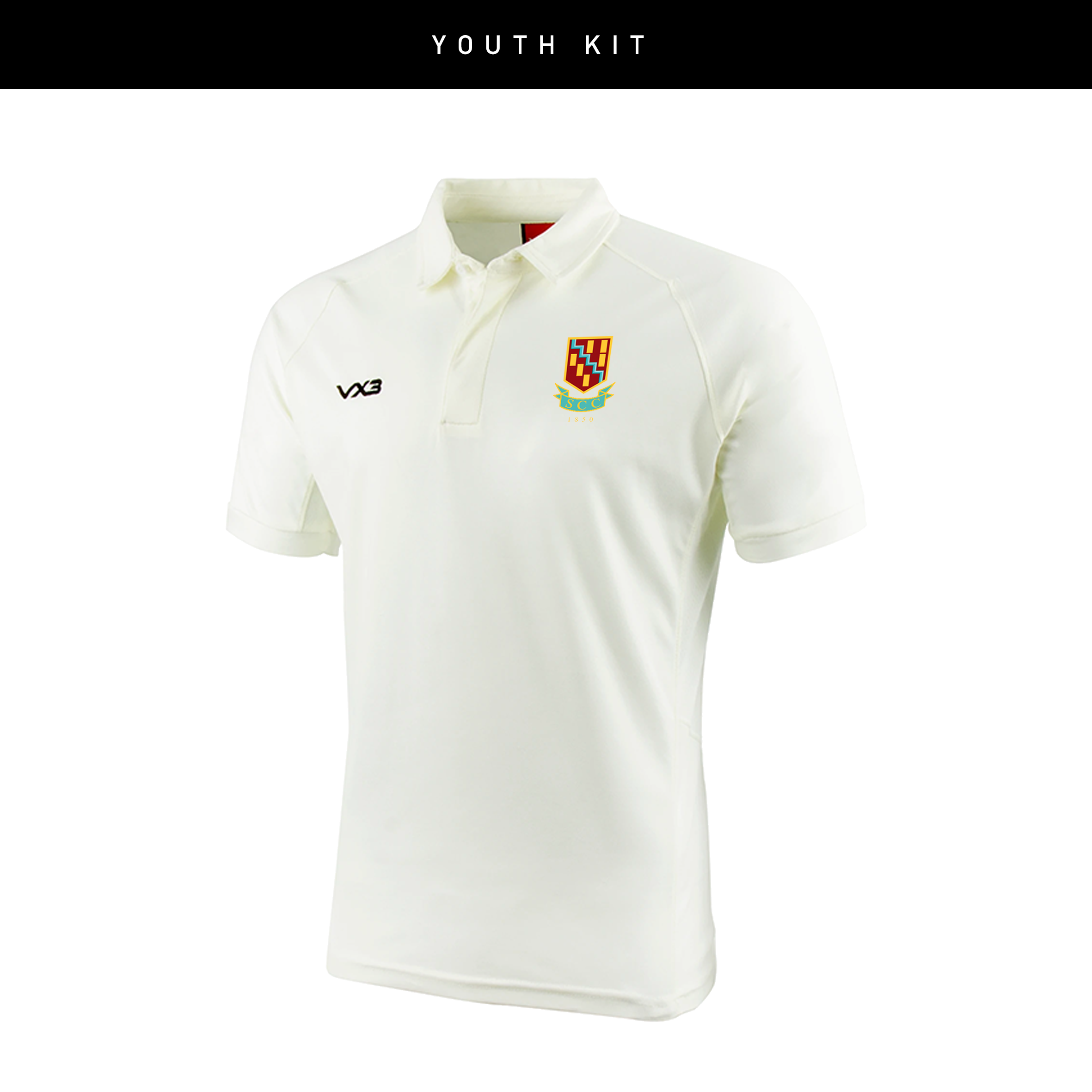 Stroud Cricket Club Youth Short Sleeve Shirt