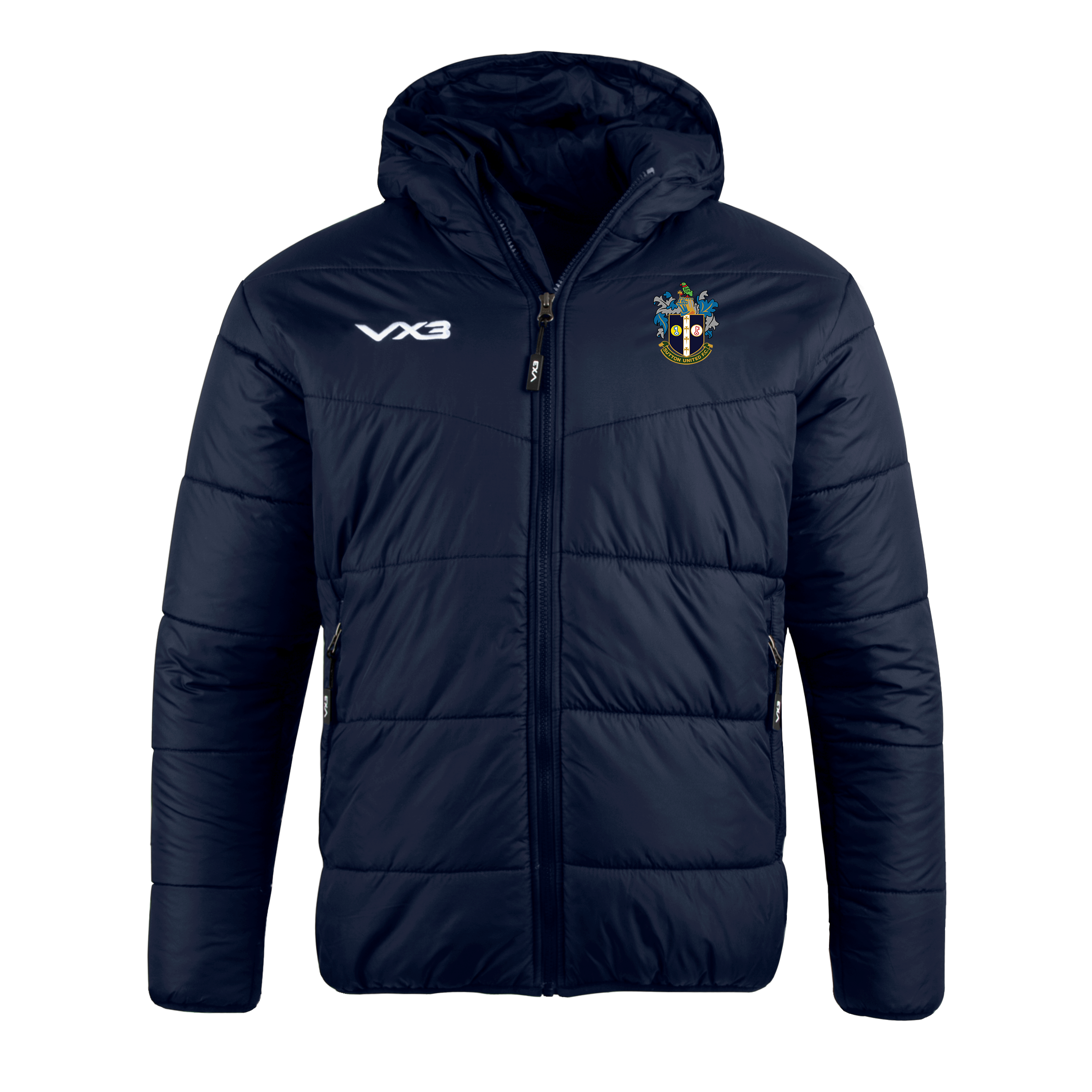 Sutton United Colts Players Lorica Quilted Jacket Youth