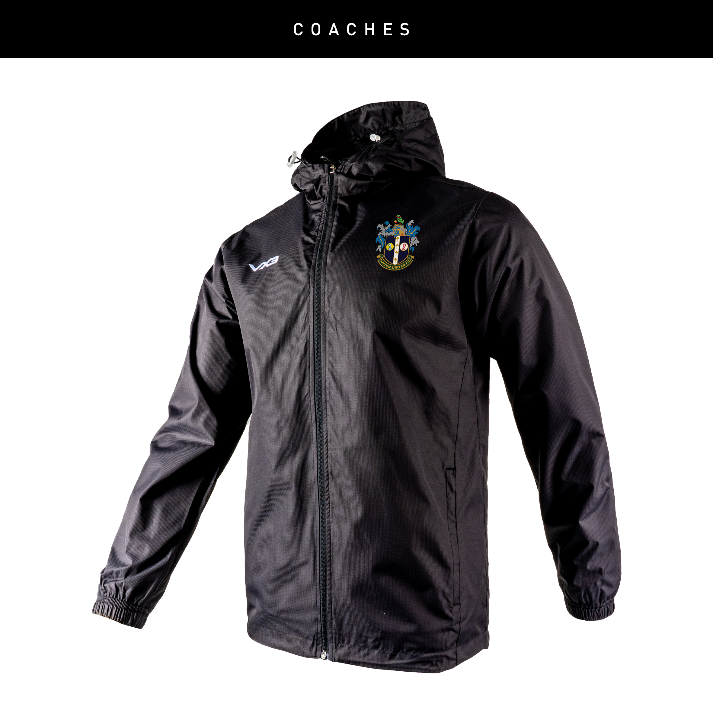 Sutton United Girls Coaches Primus Rain Jacket