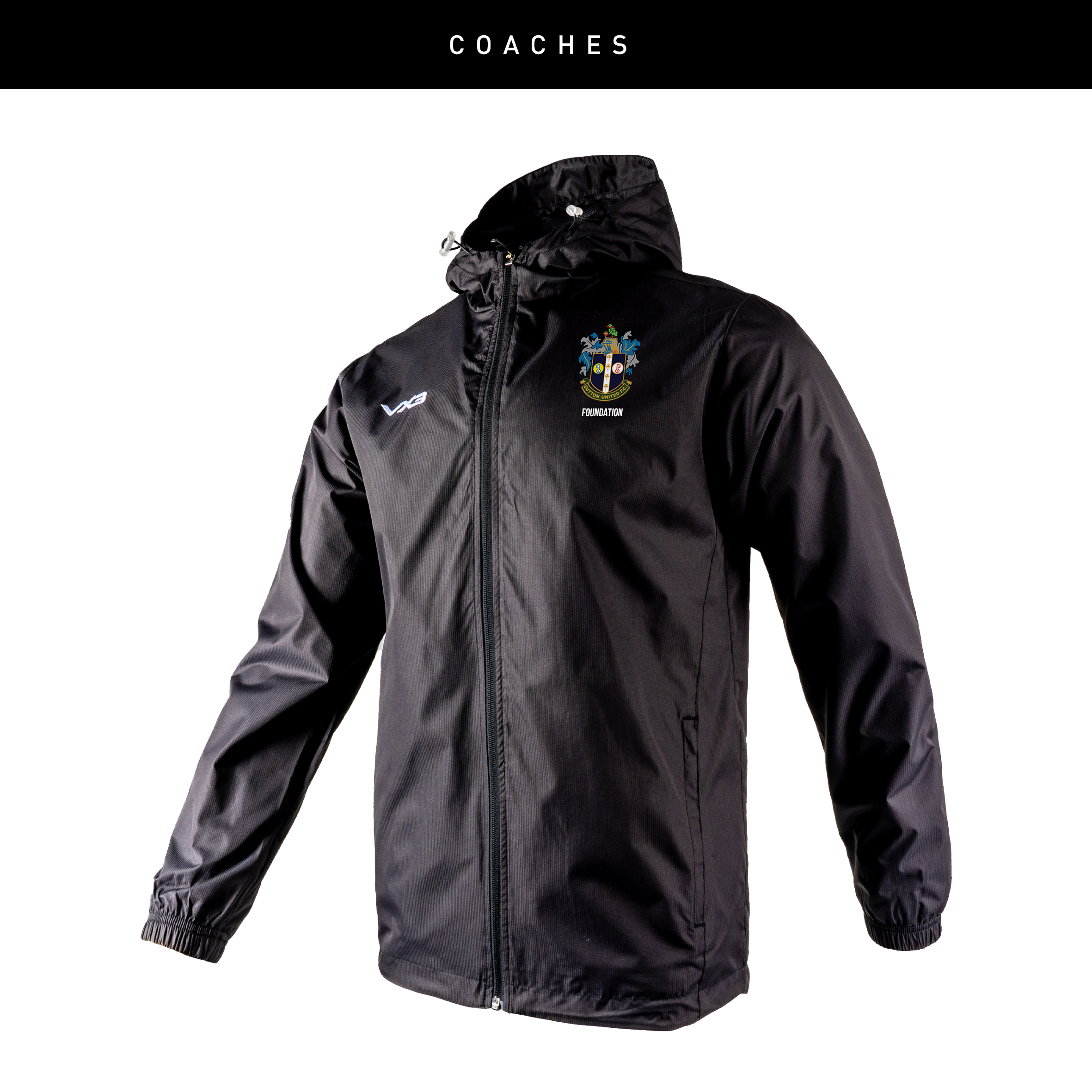Sutton United Girls Coaches Primus Rain Jacket