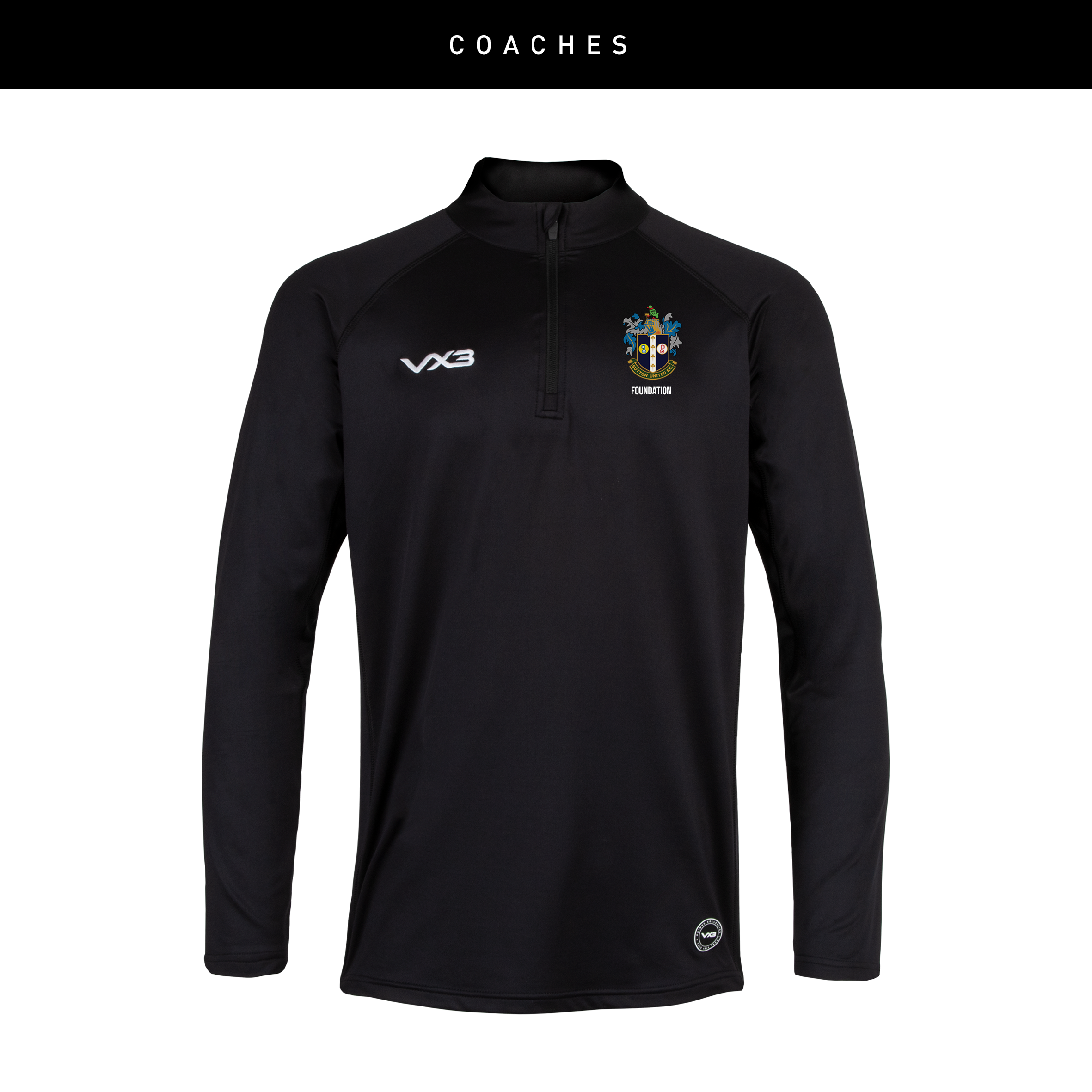 Sutton United Girls Coaches Primus Quarter Zip