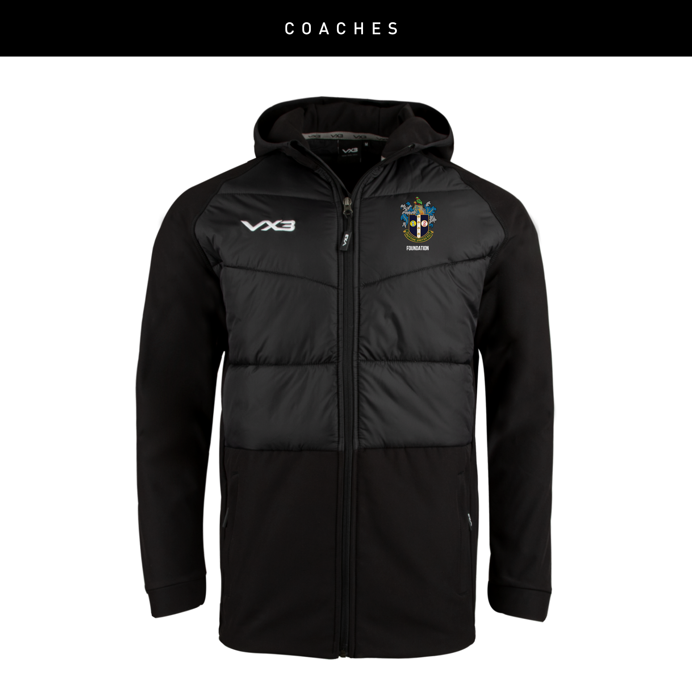 Sutton United Girls Coaches Tempest Hybrid Jacket