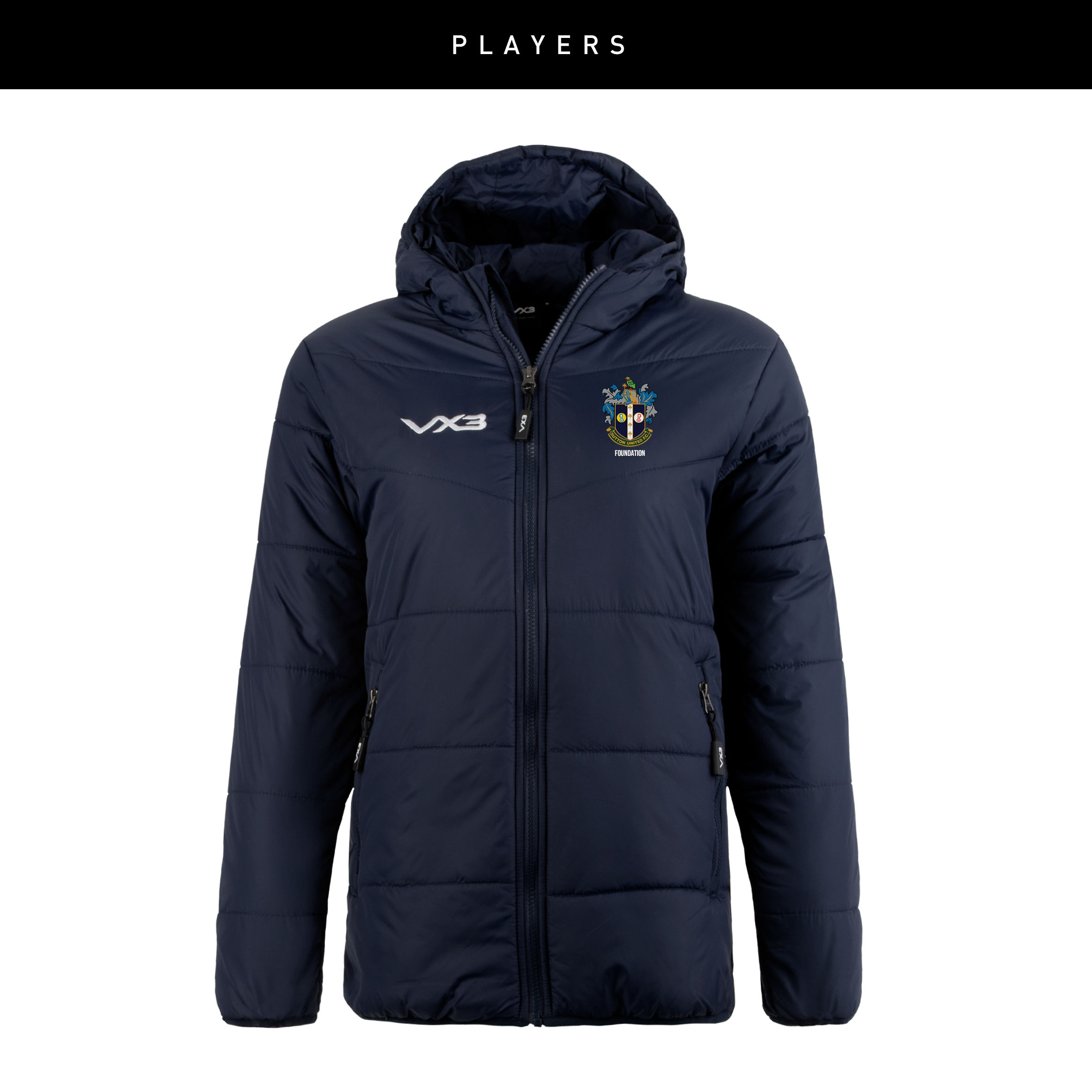 Sutton United Girls Players Lorica Ladies Quilted Jacket