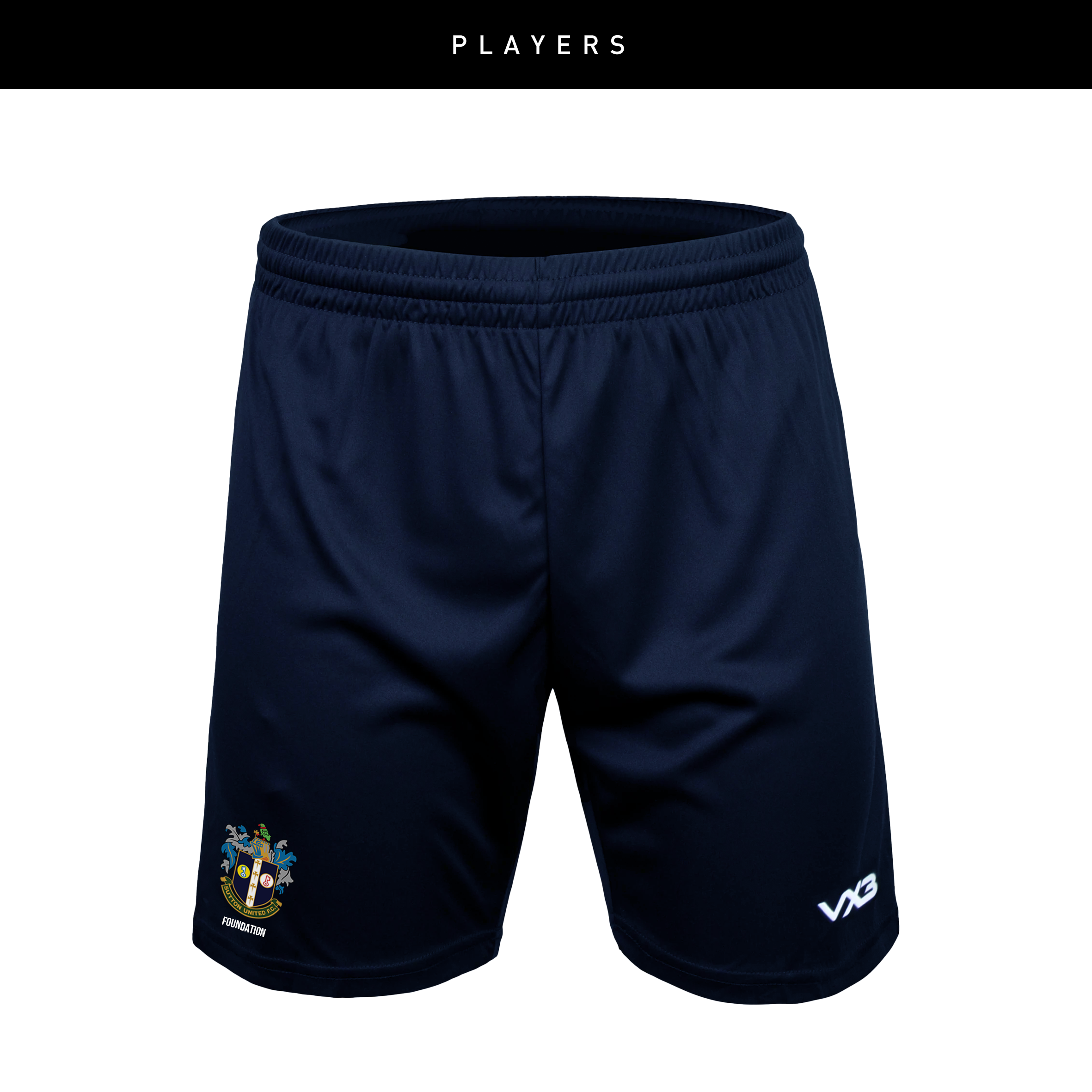 Sutton United Girls Players Tiro Football Shorts