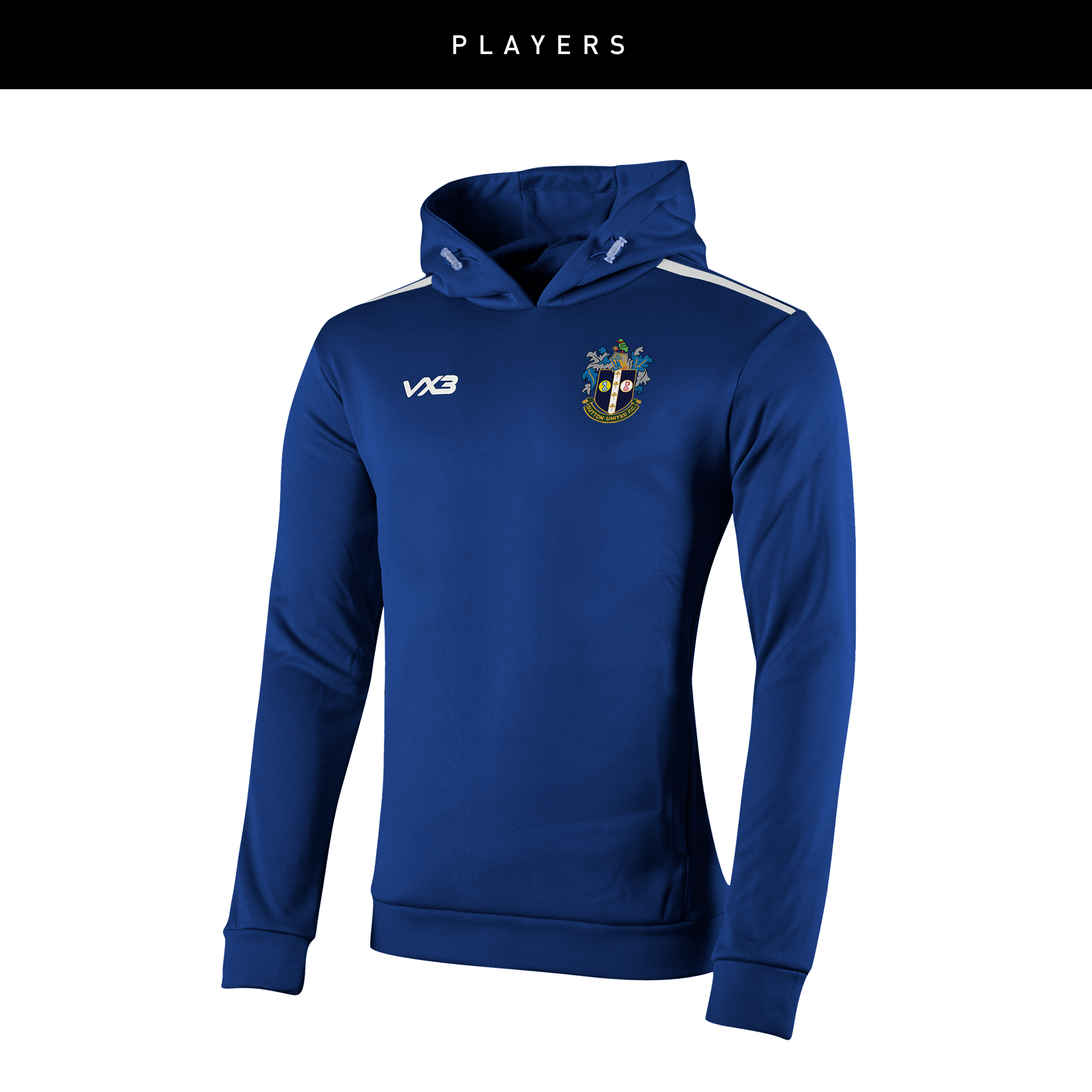 Sutton United Girls Players Fortis Youth Hoodie