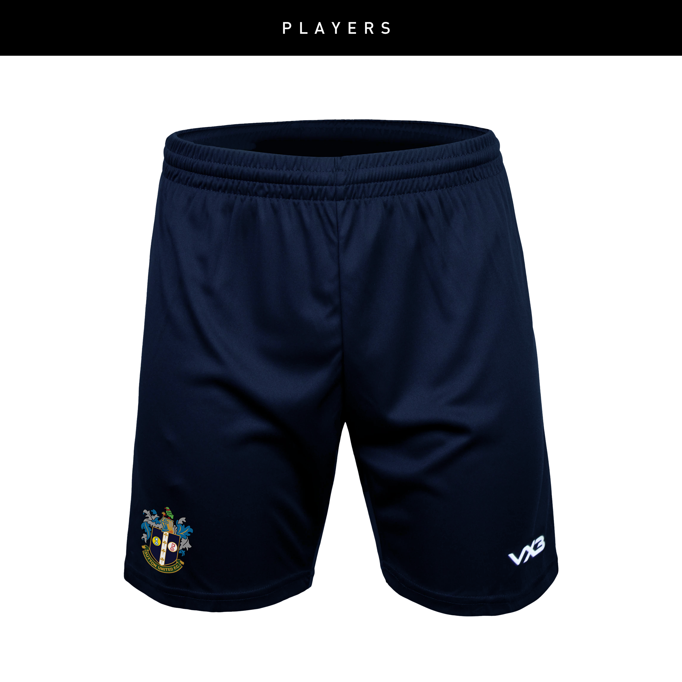 Sutton United Girls Players Tiro Football Shorts