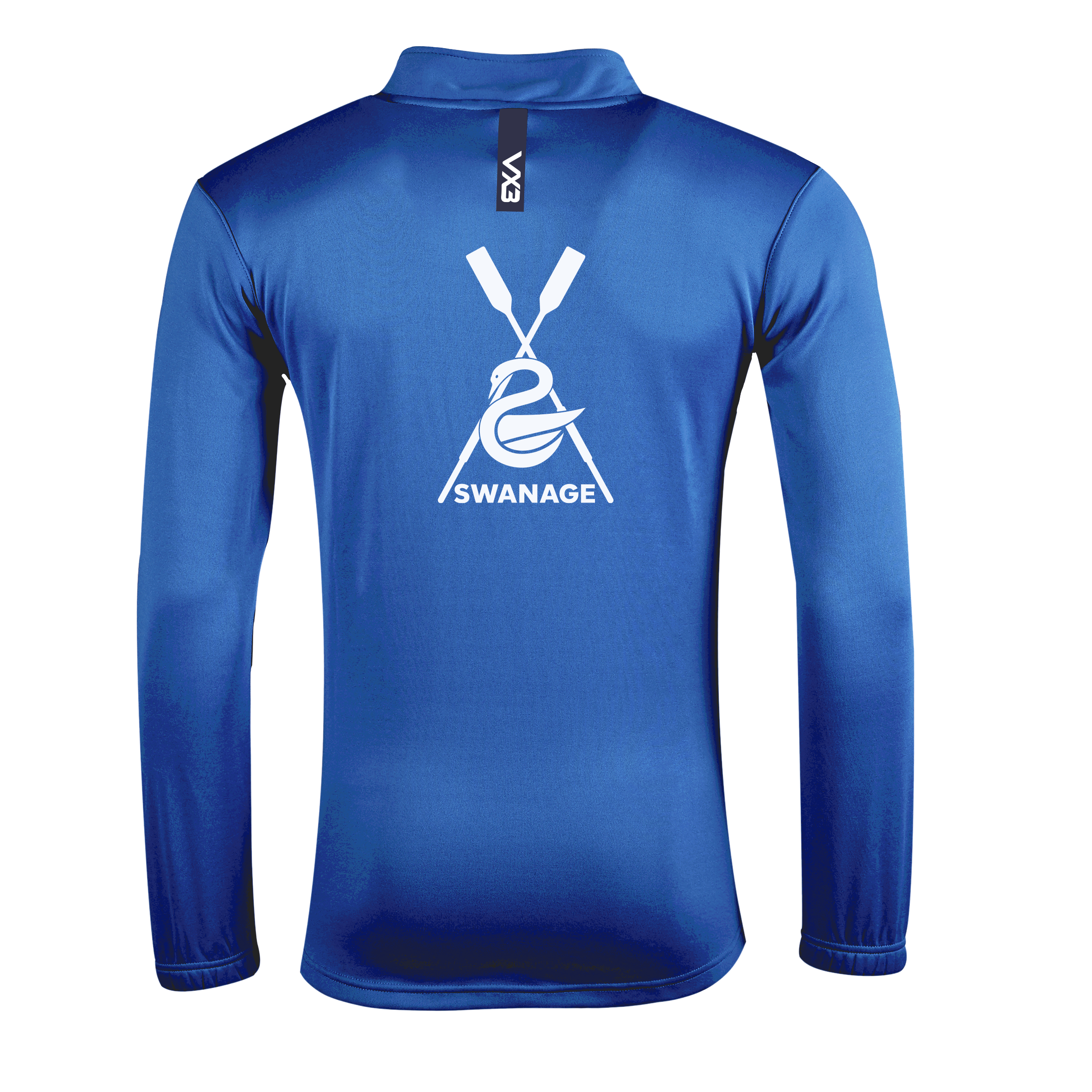 Swanage Sea Rowing Fortis Quarter Zip Sweat Royal/Navy