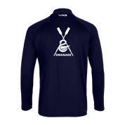Swanage Sea Rowing Primus Quarter Zip Navy