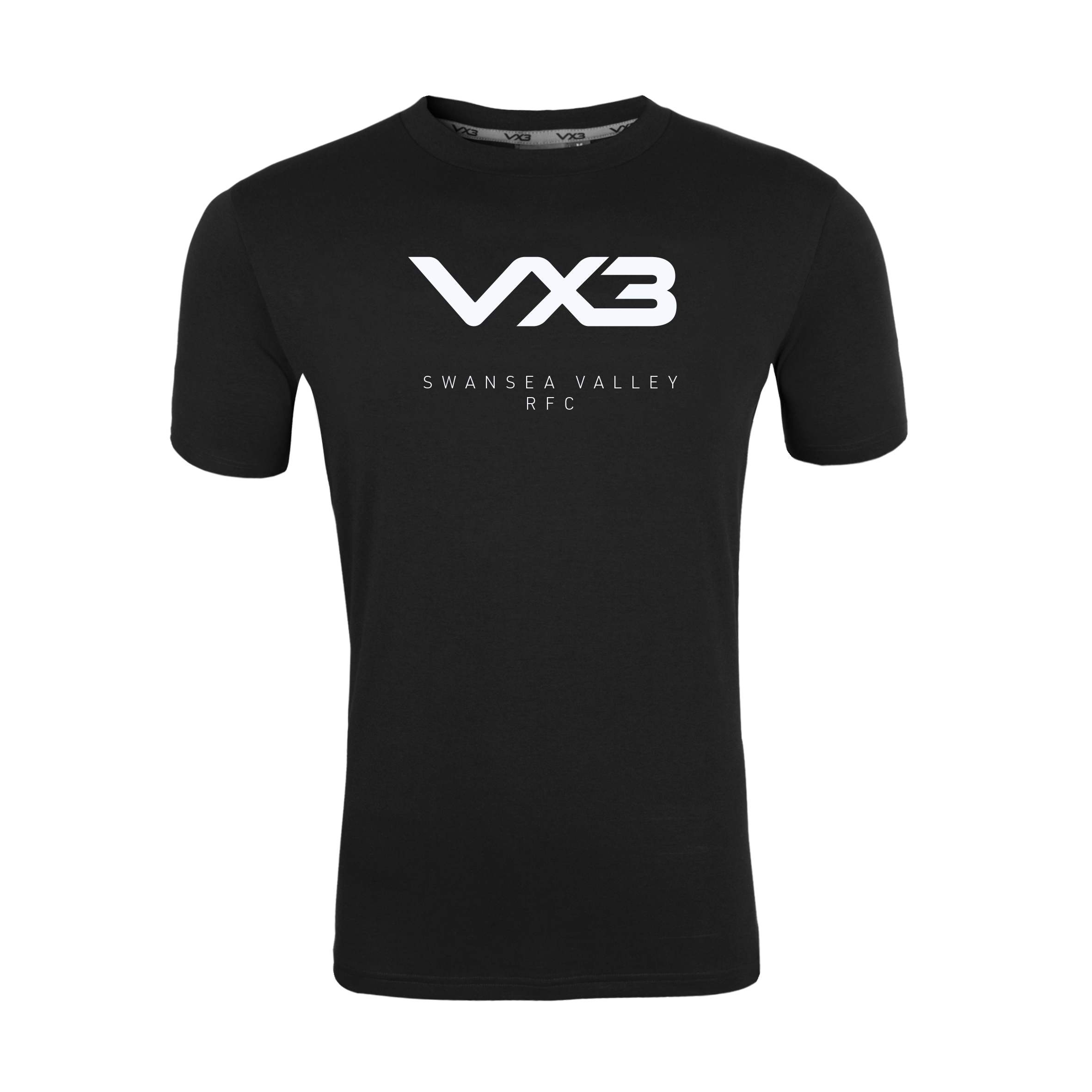 Swansea Valley RFC Black Invicta Club Tee
