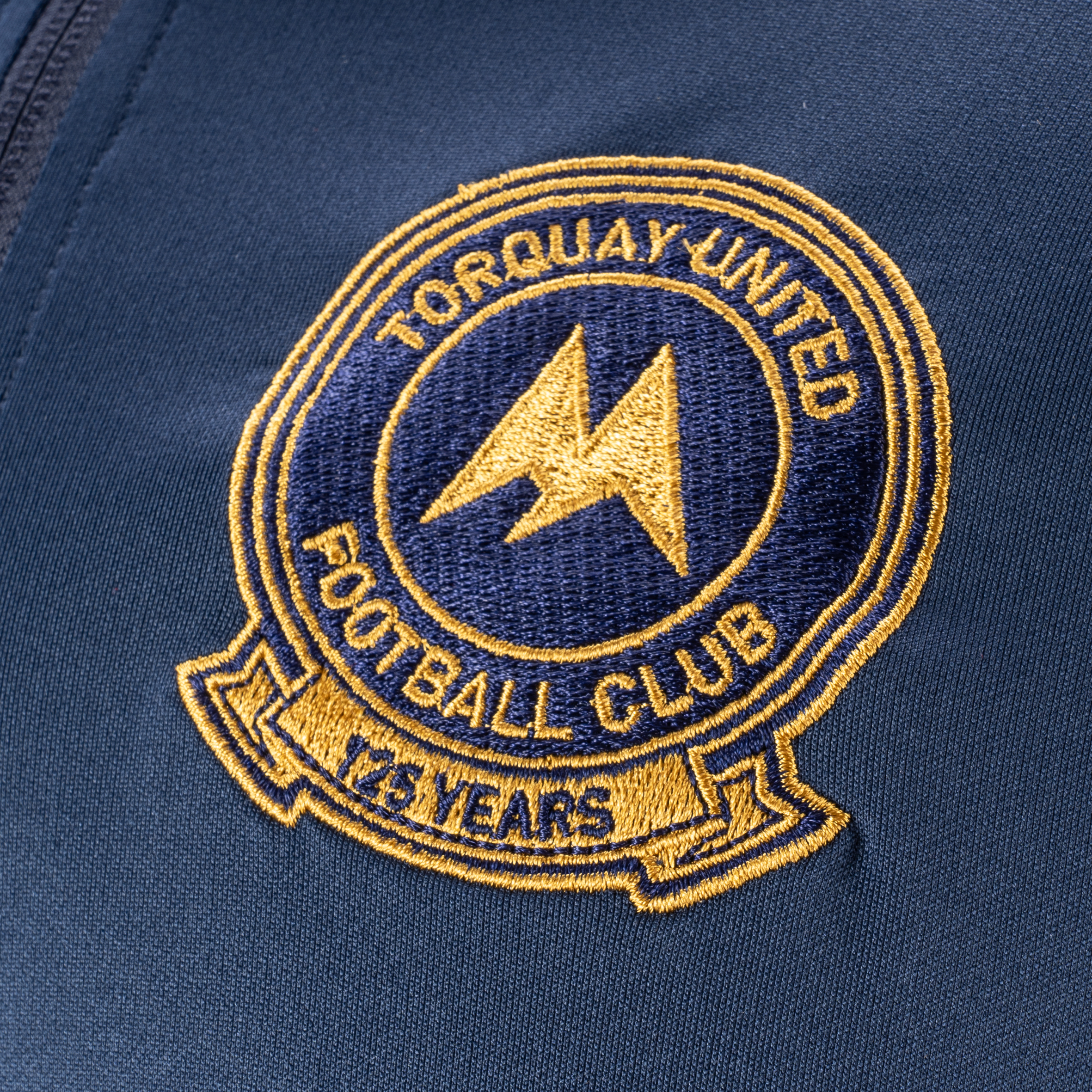 Torquay United AFC 125th Anniversary Primus Quarter Zip Navy