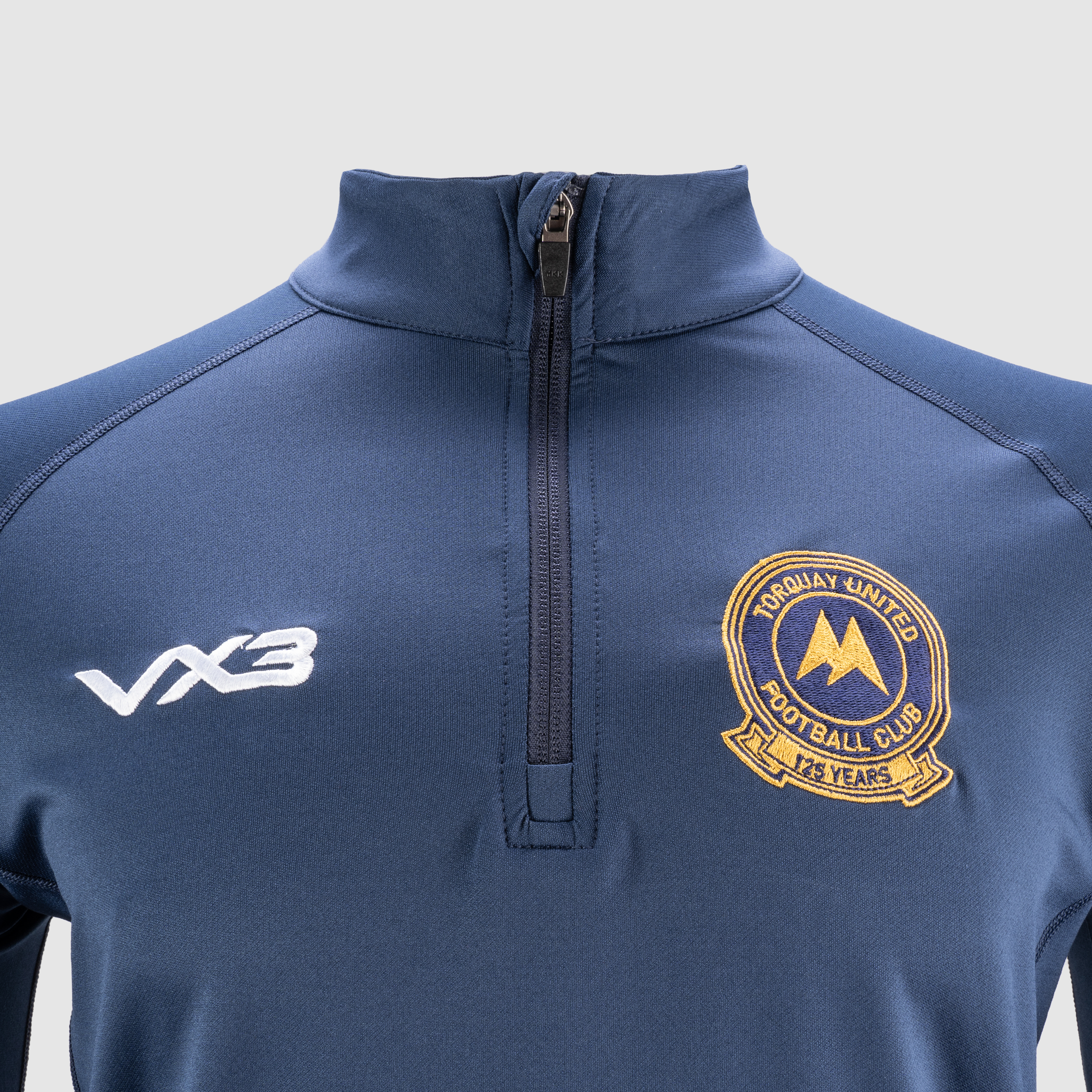 Torquay United AFC 125th Anniversary Primus Quarter Zip Navy