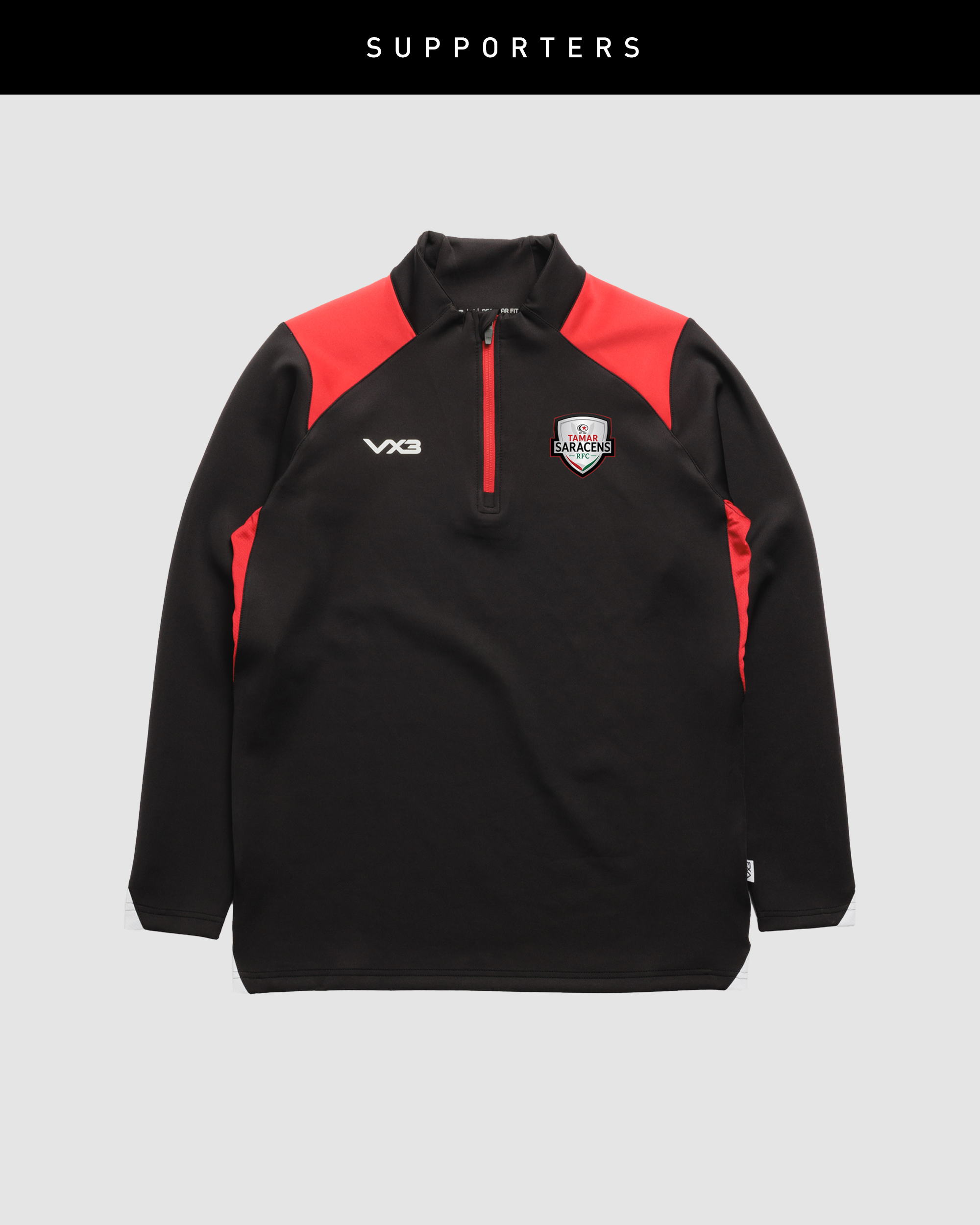Tamar Saracens RFC Vertex Quarter Zip