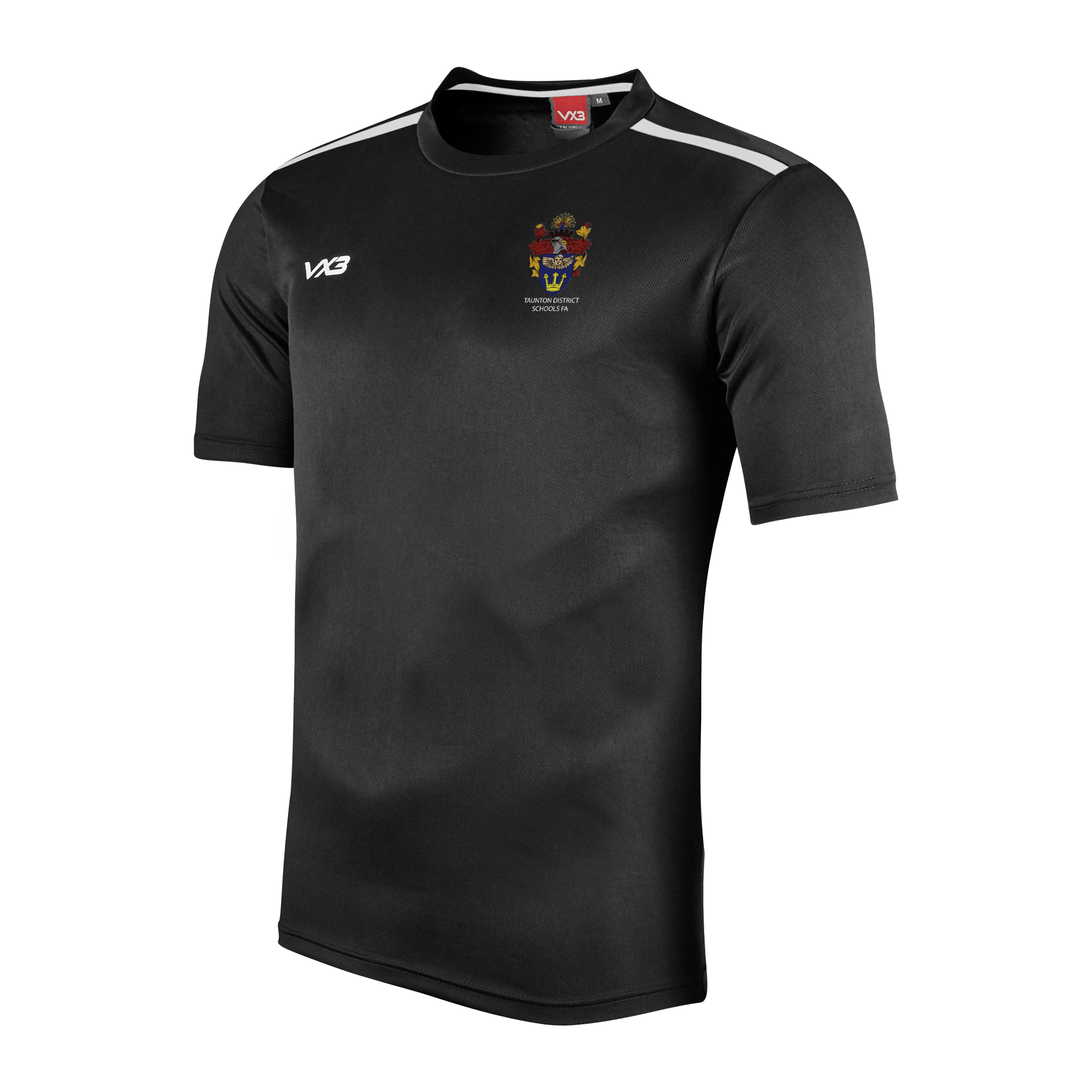 Taunton District Schools FA Black Fortis Tee
