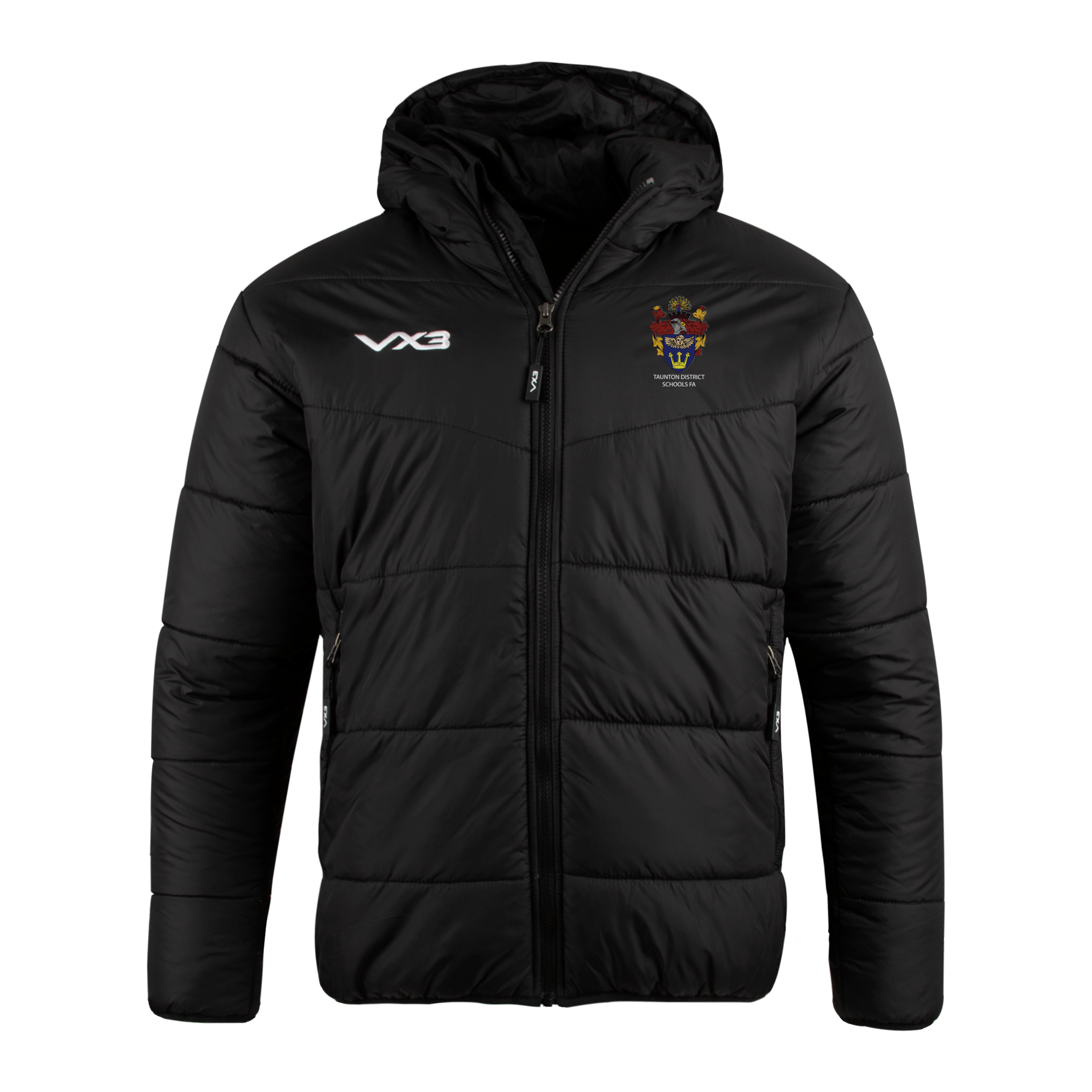 Taunton District Schools FA Black Lorica Quilted Jacket