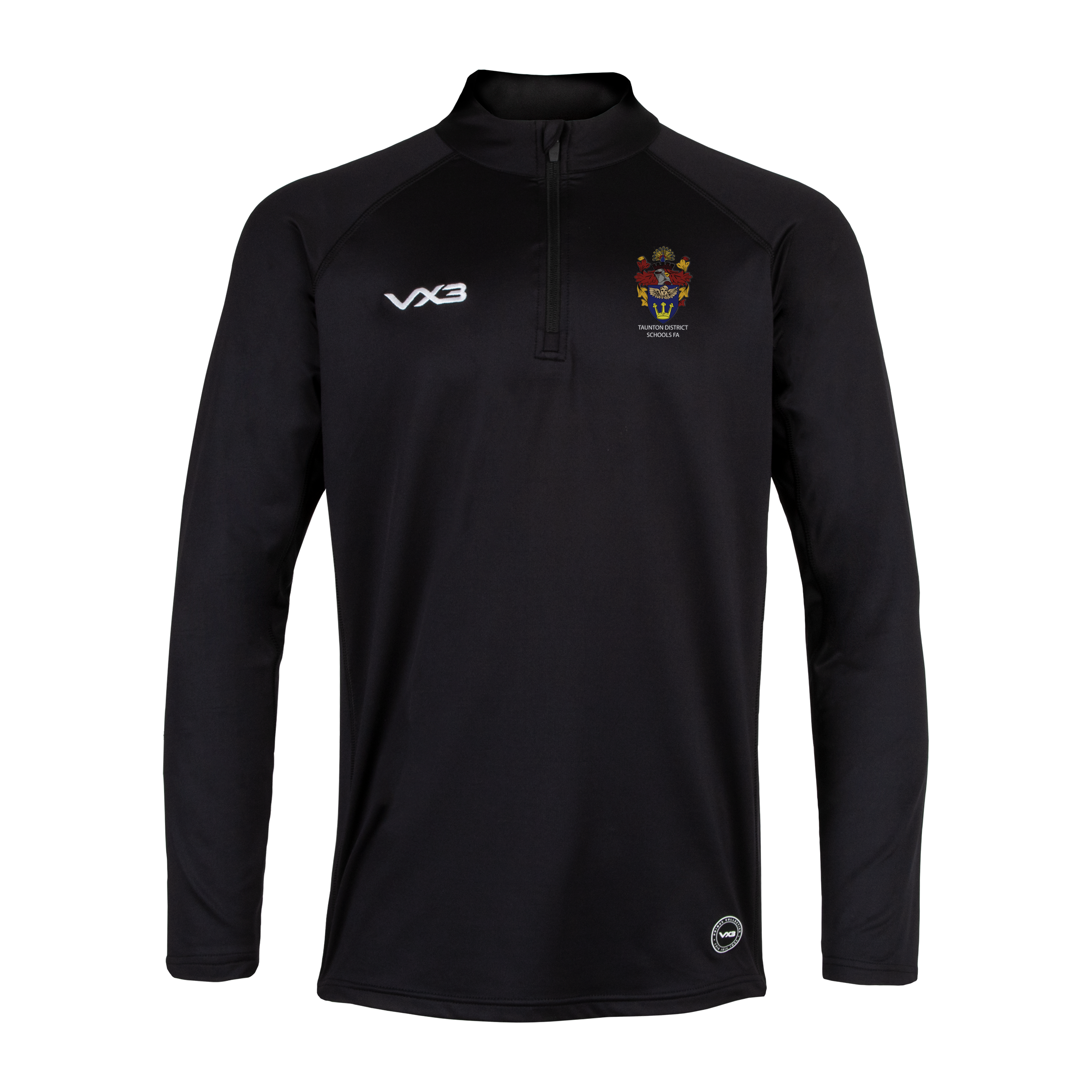 Taunton District Schools FA Black Primus Quarter Zip
