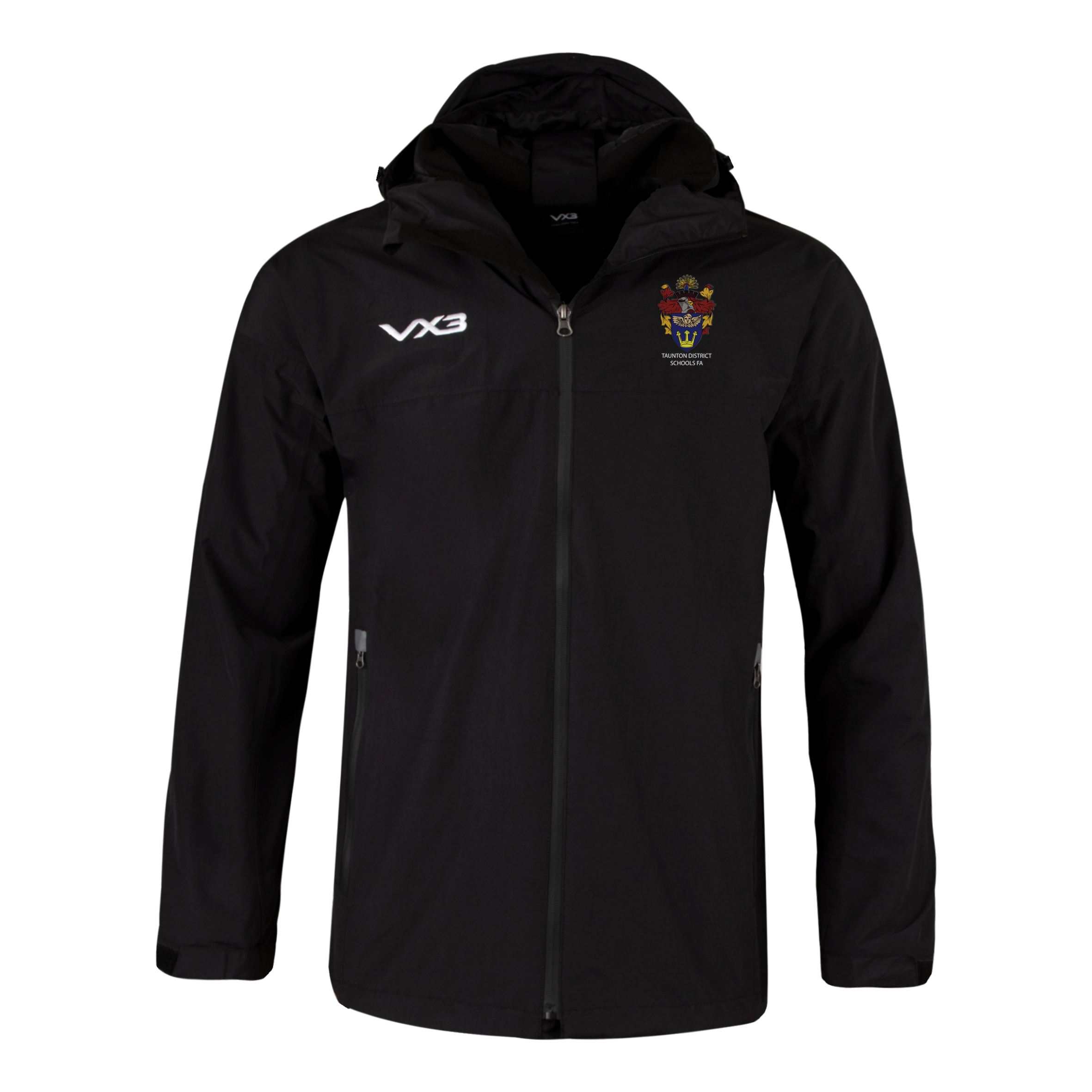 Taunton District Schools FA Black Protego Waterproof Jacket