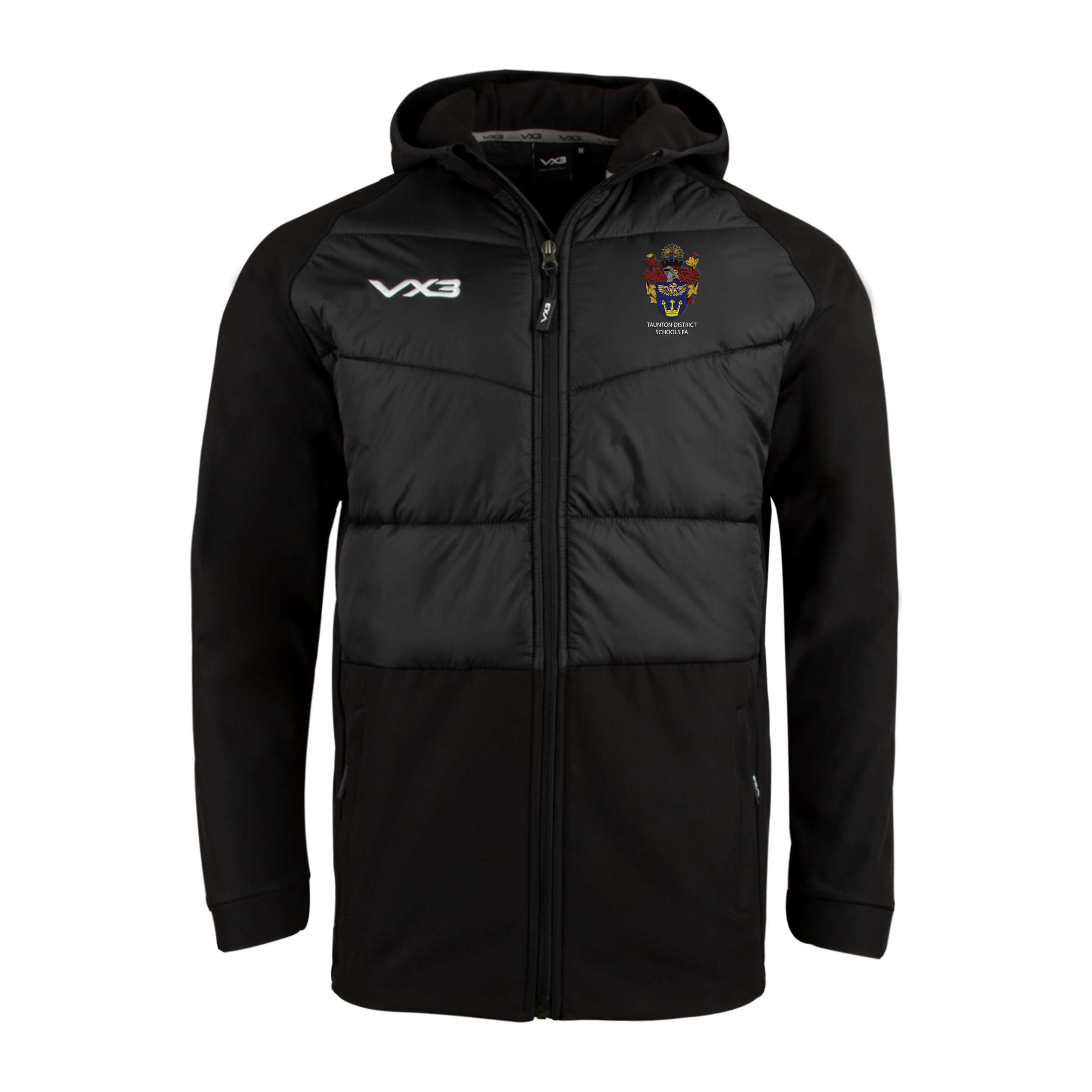 Taunton District Schools FA Black Tempest Hybrid Jacket