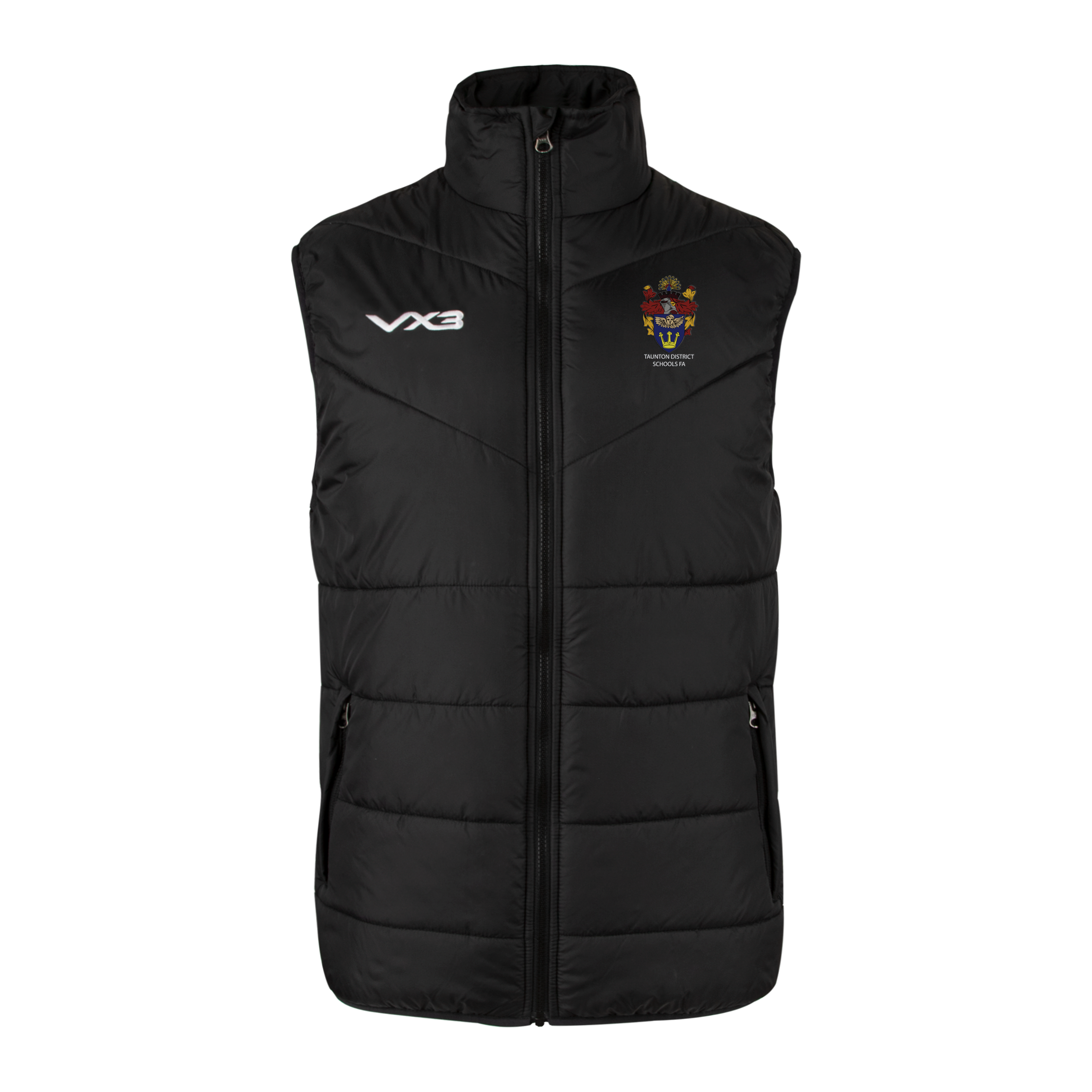 Taunton District Schools FA Black Ventus Gilet
