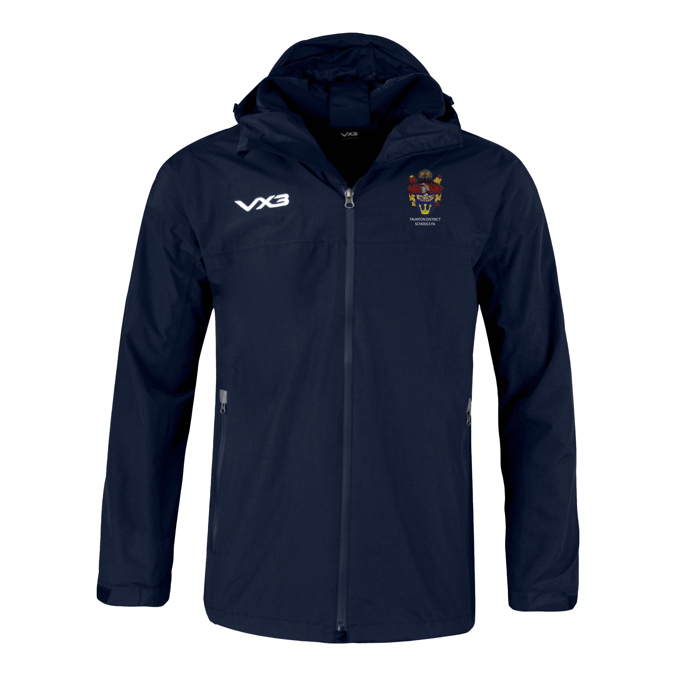 Taunton District Schools FA Navy Protego Waterproof Jacket