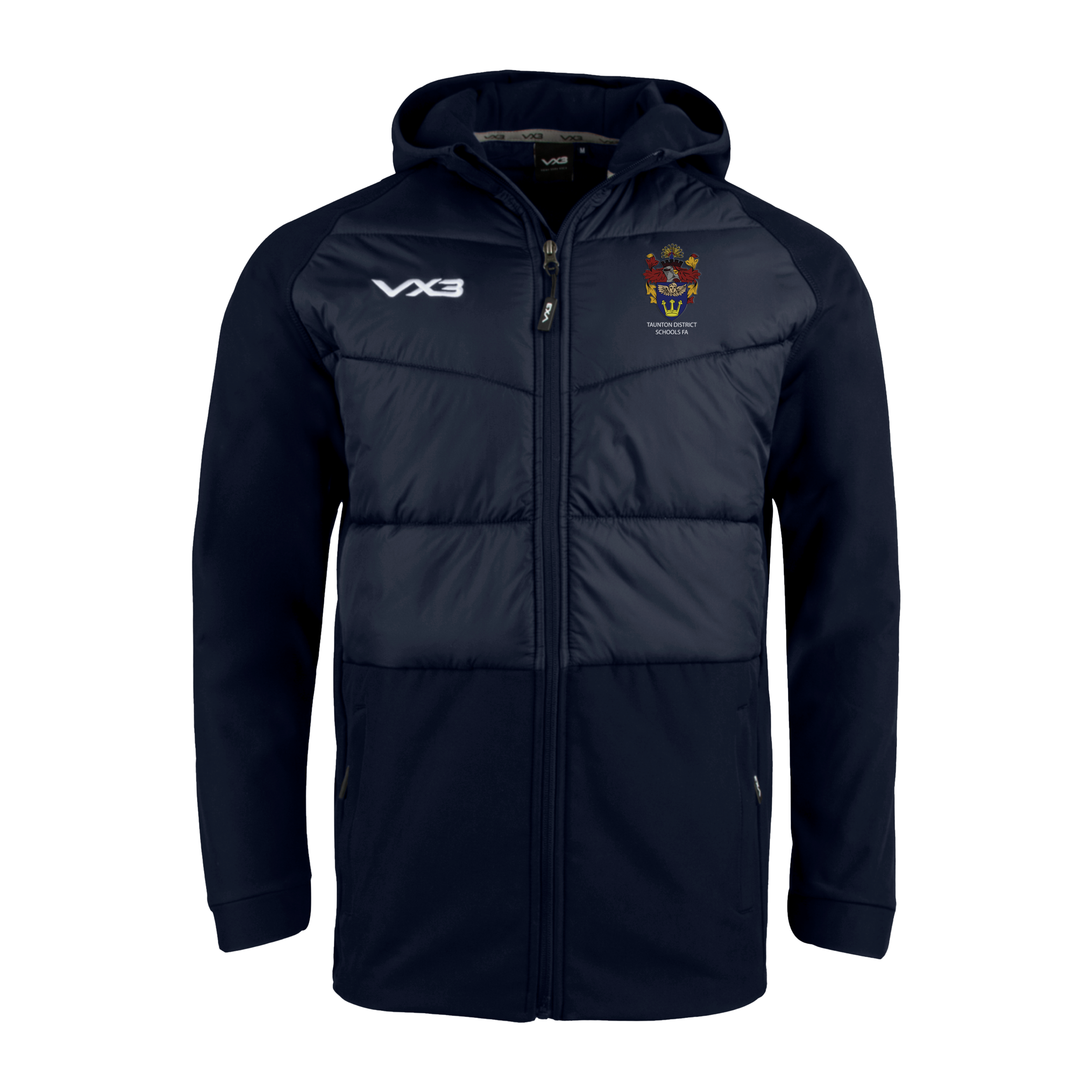 Taunton District Schools FA Navy Tempest Hybrid Jacket