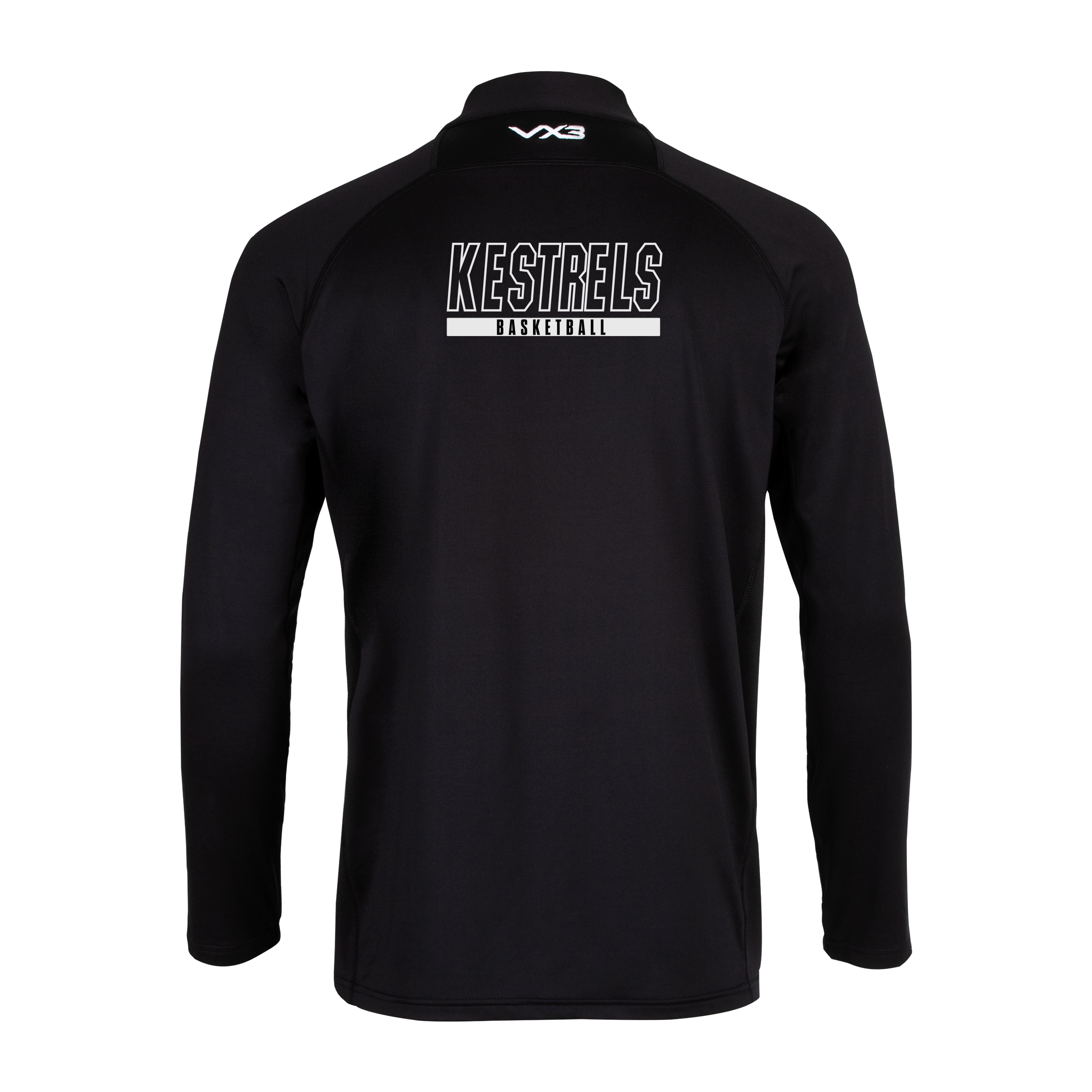 Team Solent Kestrels Basketball Black Primus Quarter Zip