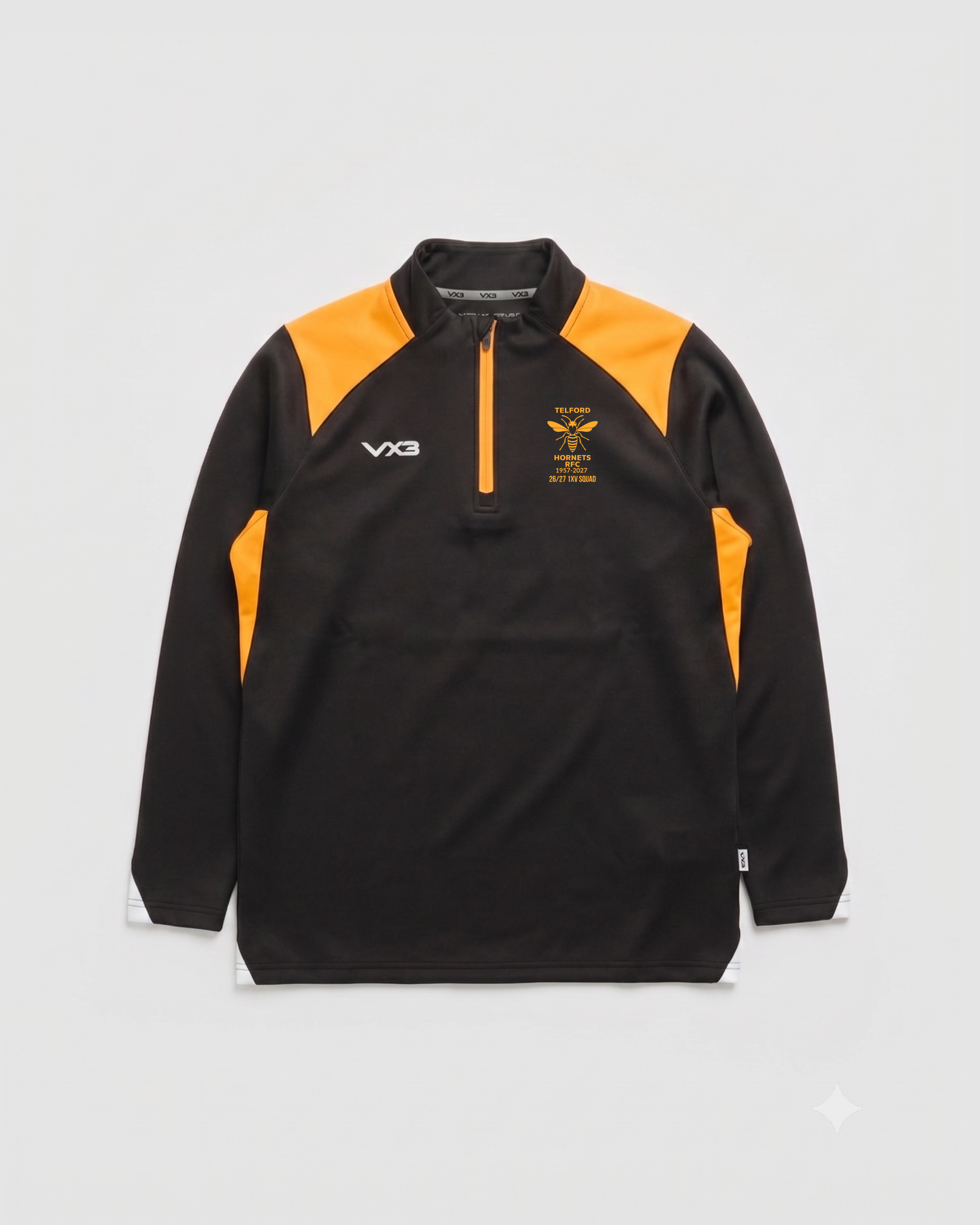 Telford Hornets Senior Player Vertex Quarter Zip