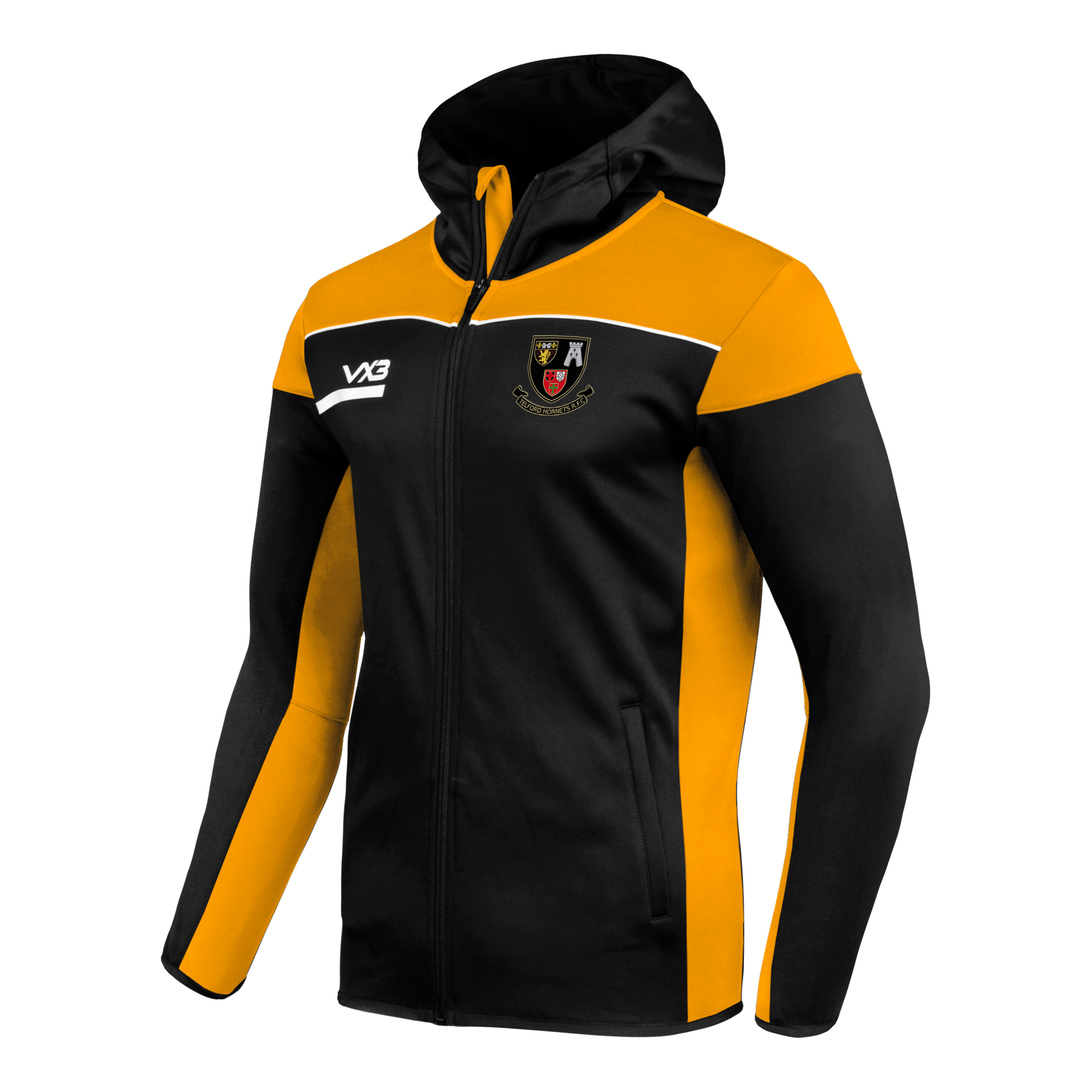 Telford Hornets Opus Zoodie - Black Amber