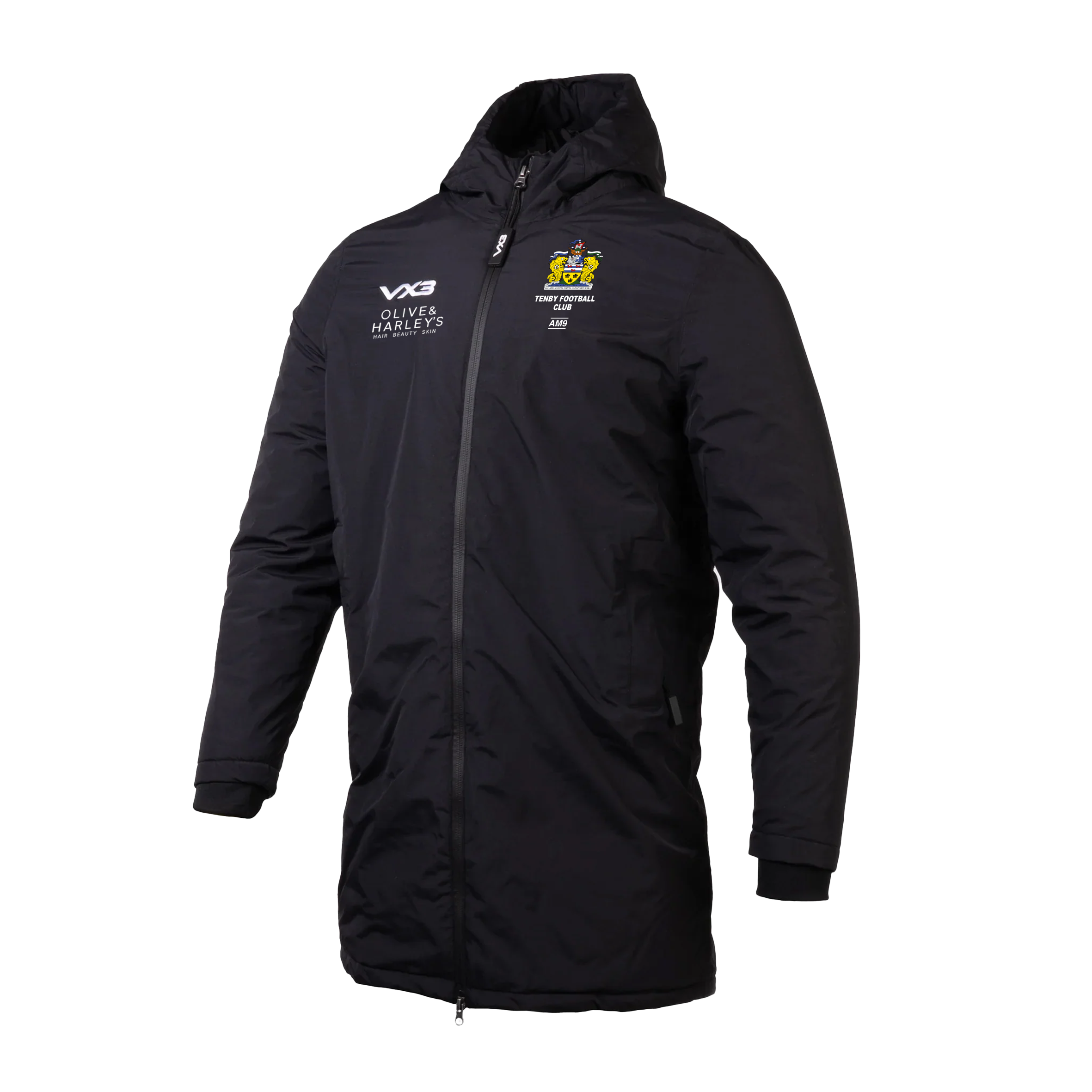 Tenby FC Nero Managers Jacket