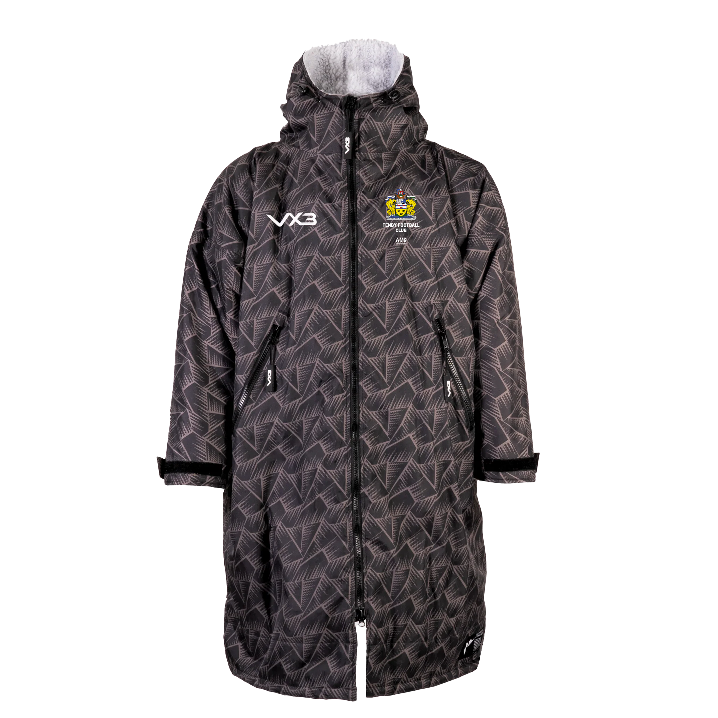 Tenby FC Duro Elite Sports Robe Storm/Grey Kids