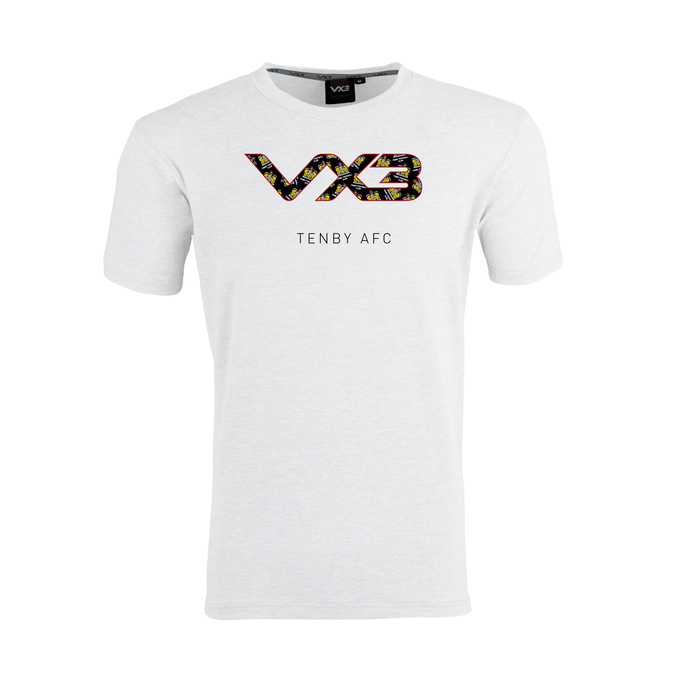 Tenby FC White Youth Invicta Club Tee