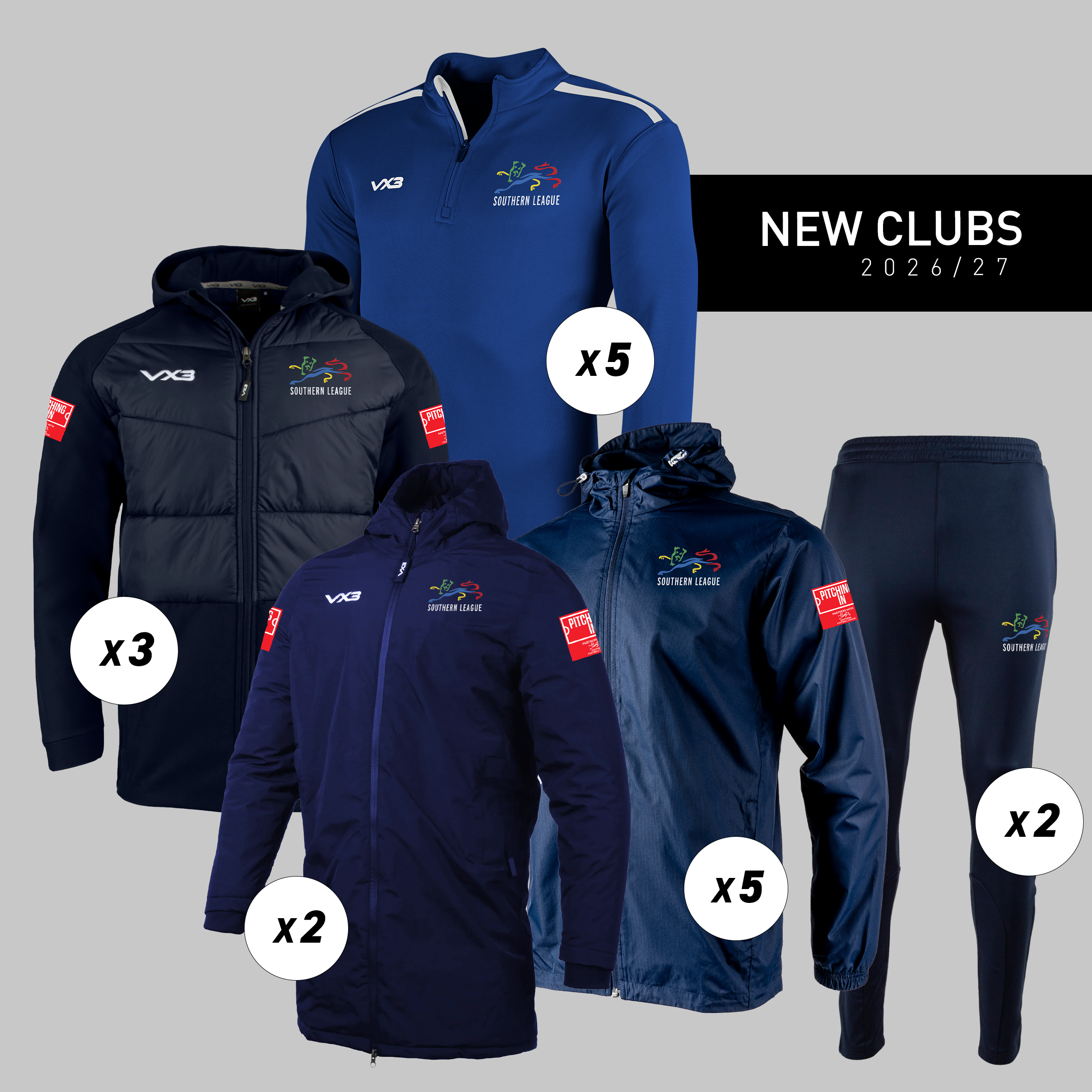 Southern Football League - New Club Benchwear