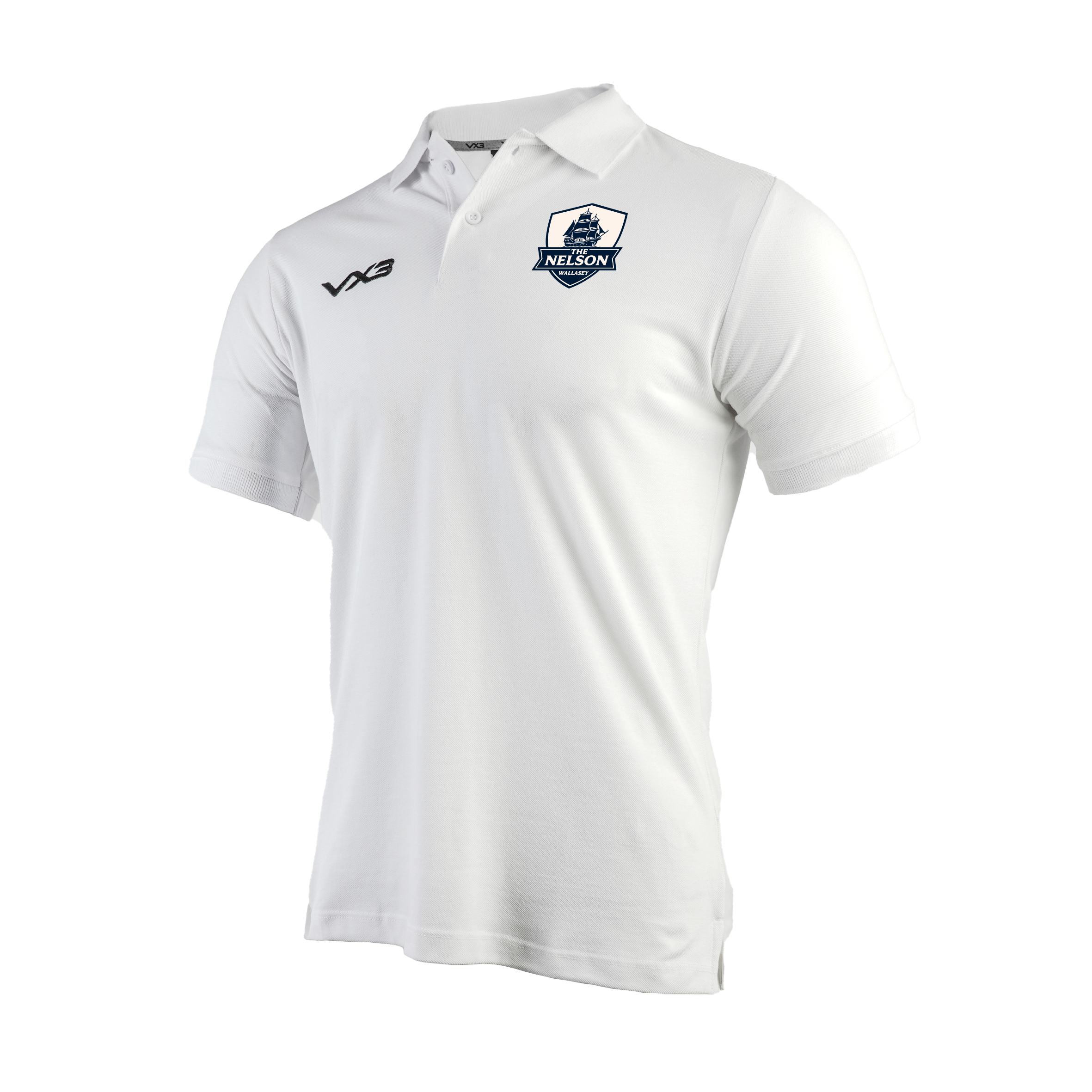 The Nelson FC Primus Polo Shirt White