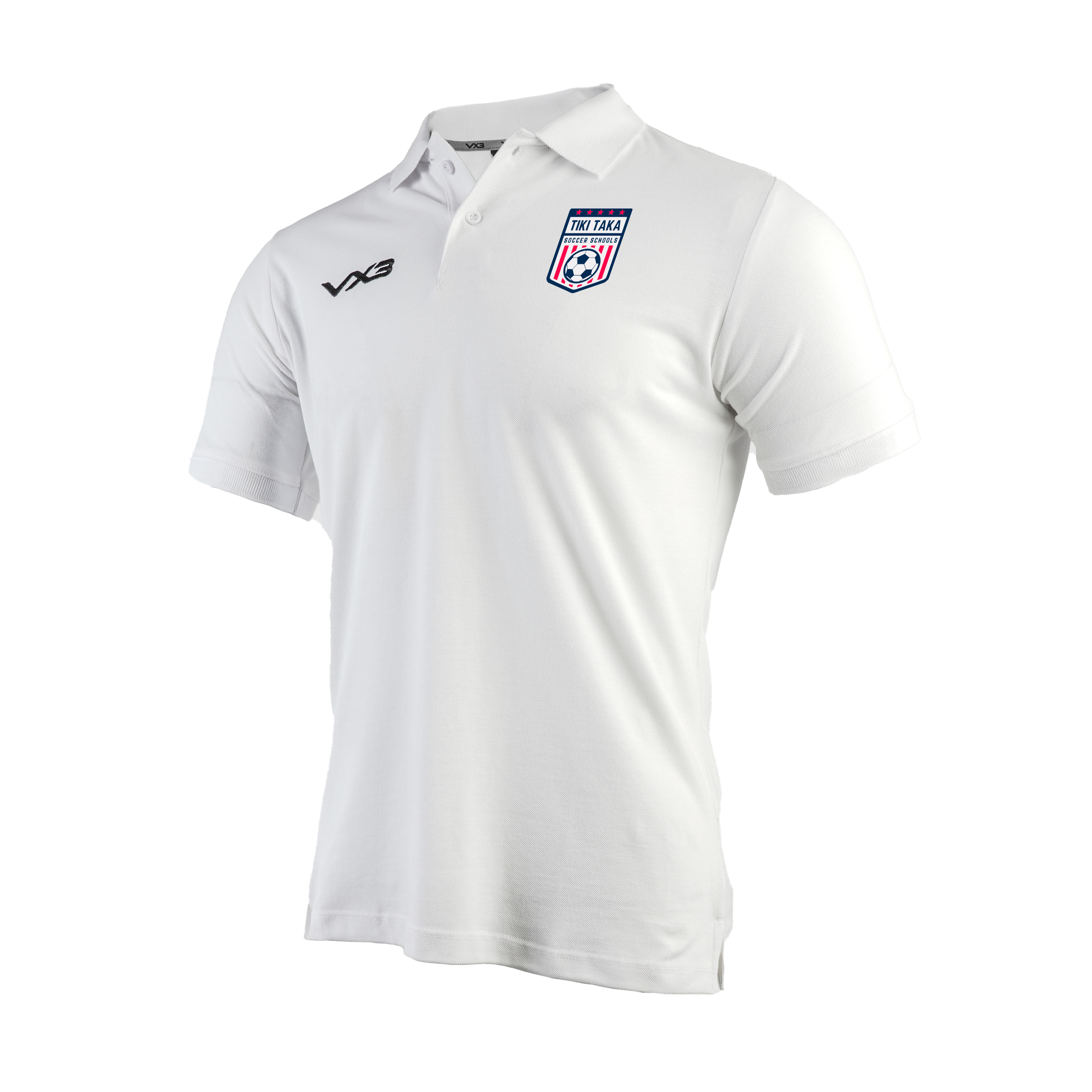 Tiki Taka Soccer Schools Primus Polo Shirt White