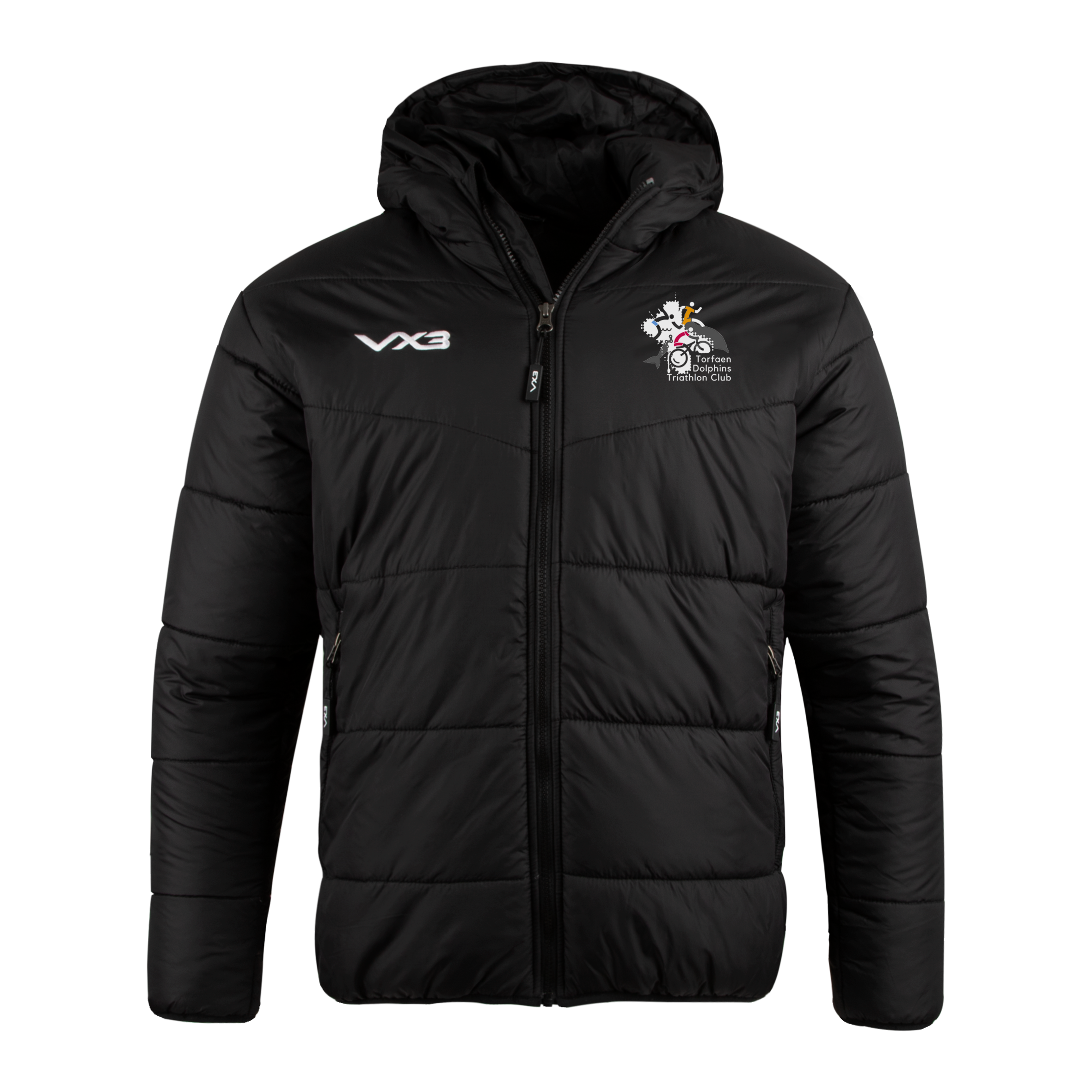 Torfaen Dolphins Triathlon Club Lorica Quilted Jacket Youth