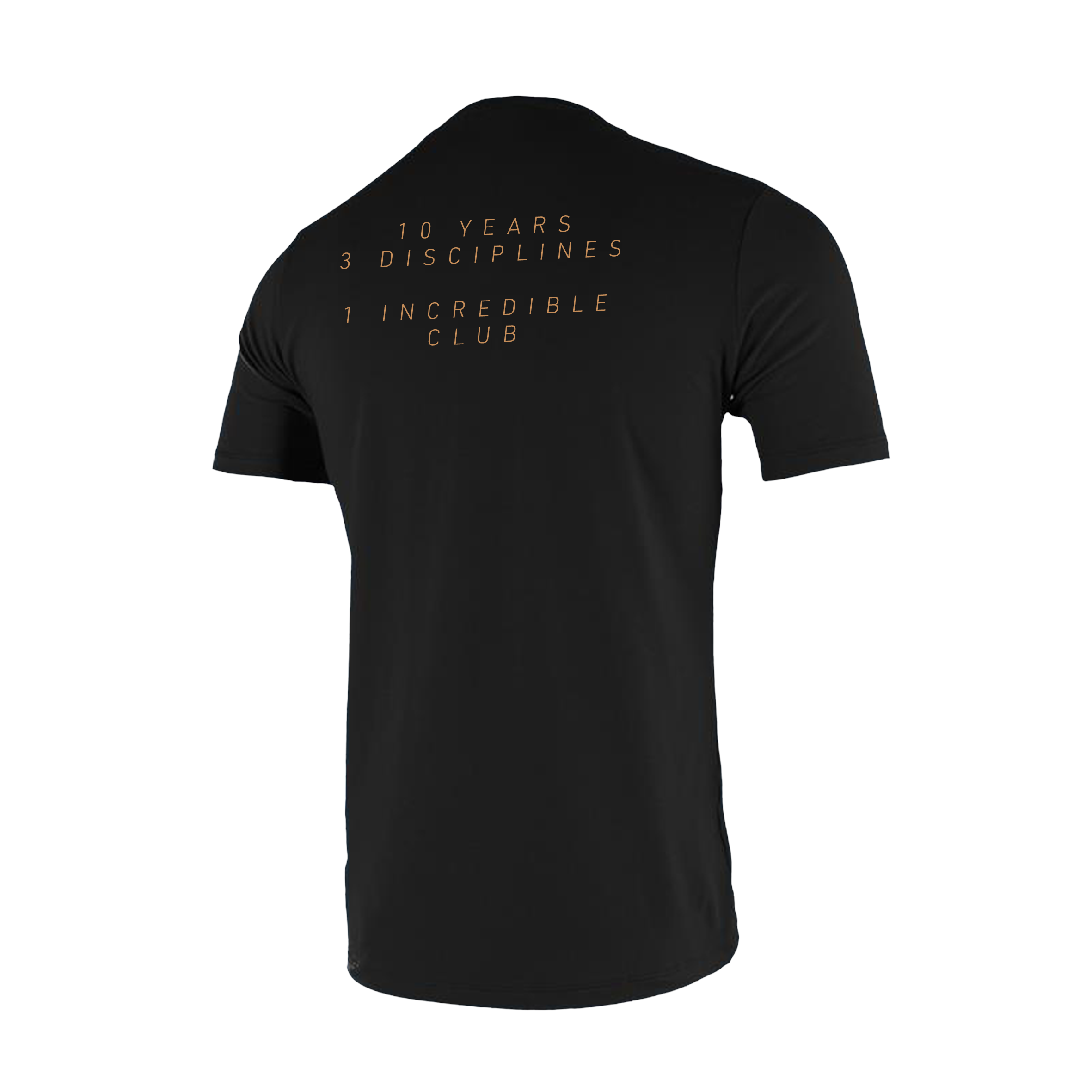 Torfaen Dolphins Triathlon Club Black Invicta Club Tee 2