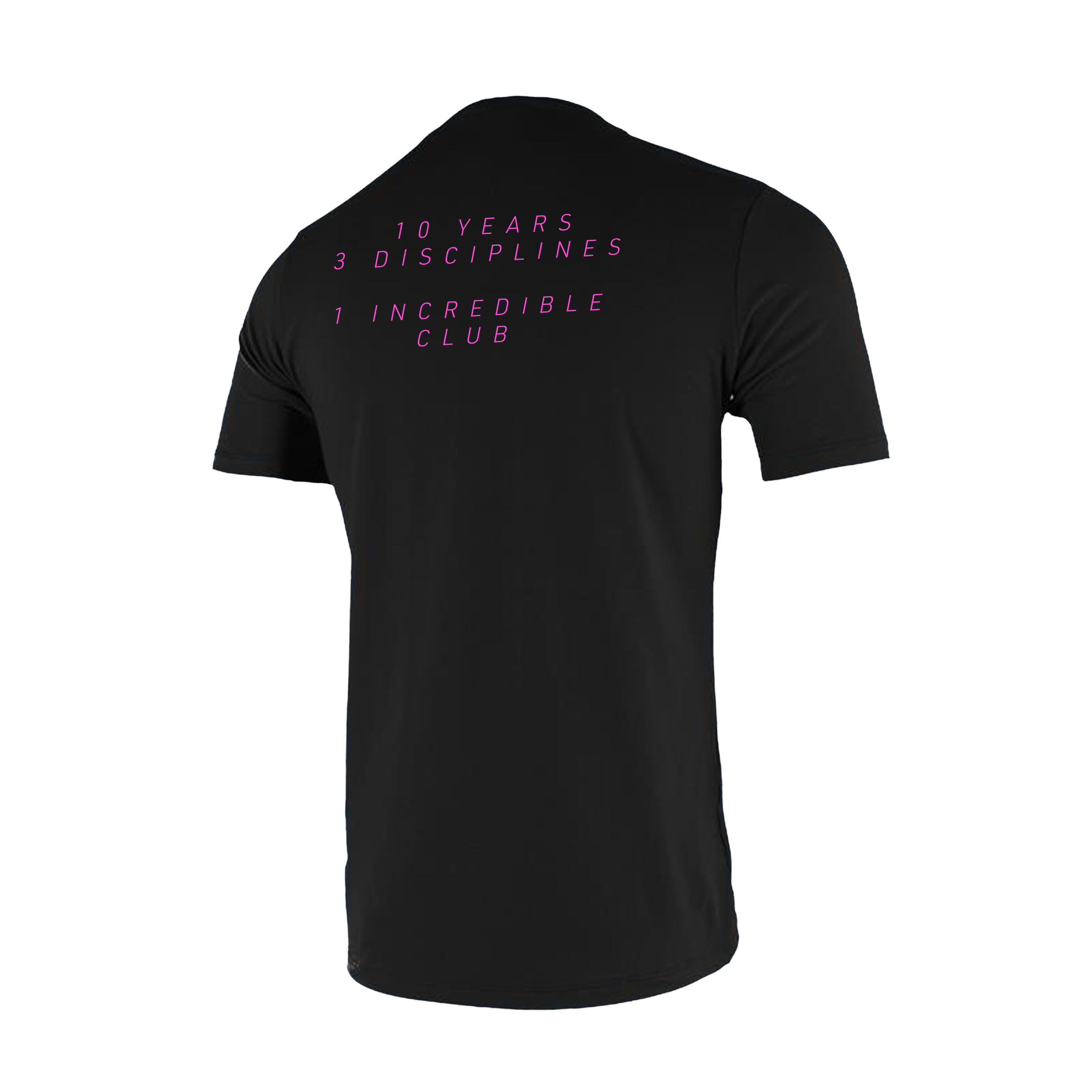 Torfaen Dolphins Triathlon Club Black Womens Invicta Club Tee