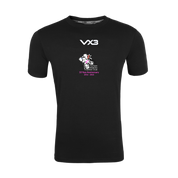 Torfaen Dolphins Triathlon Club Black Invicta Club Tee