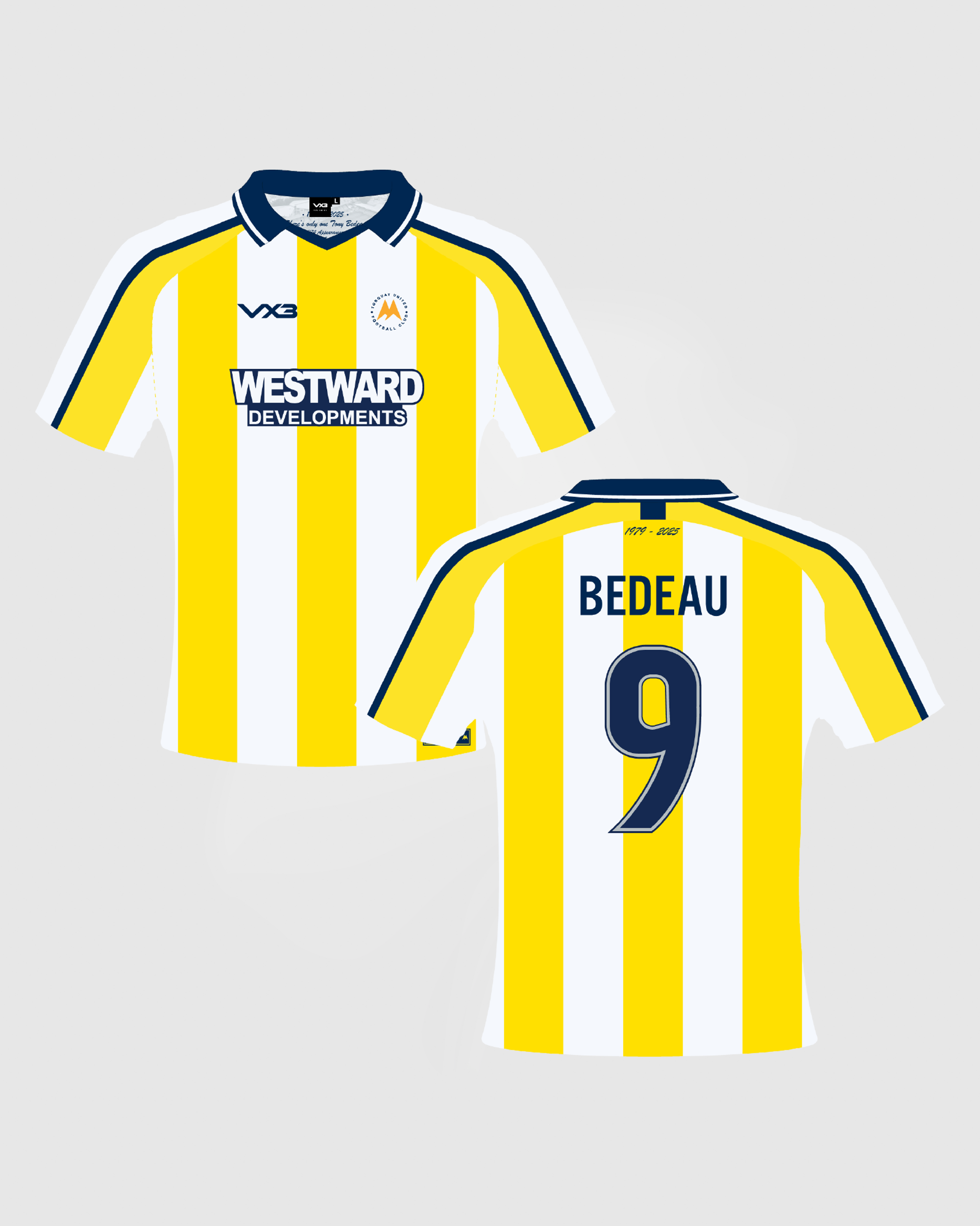 Torquay United FC Tony Bedeau Shirt