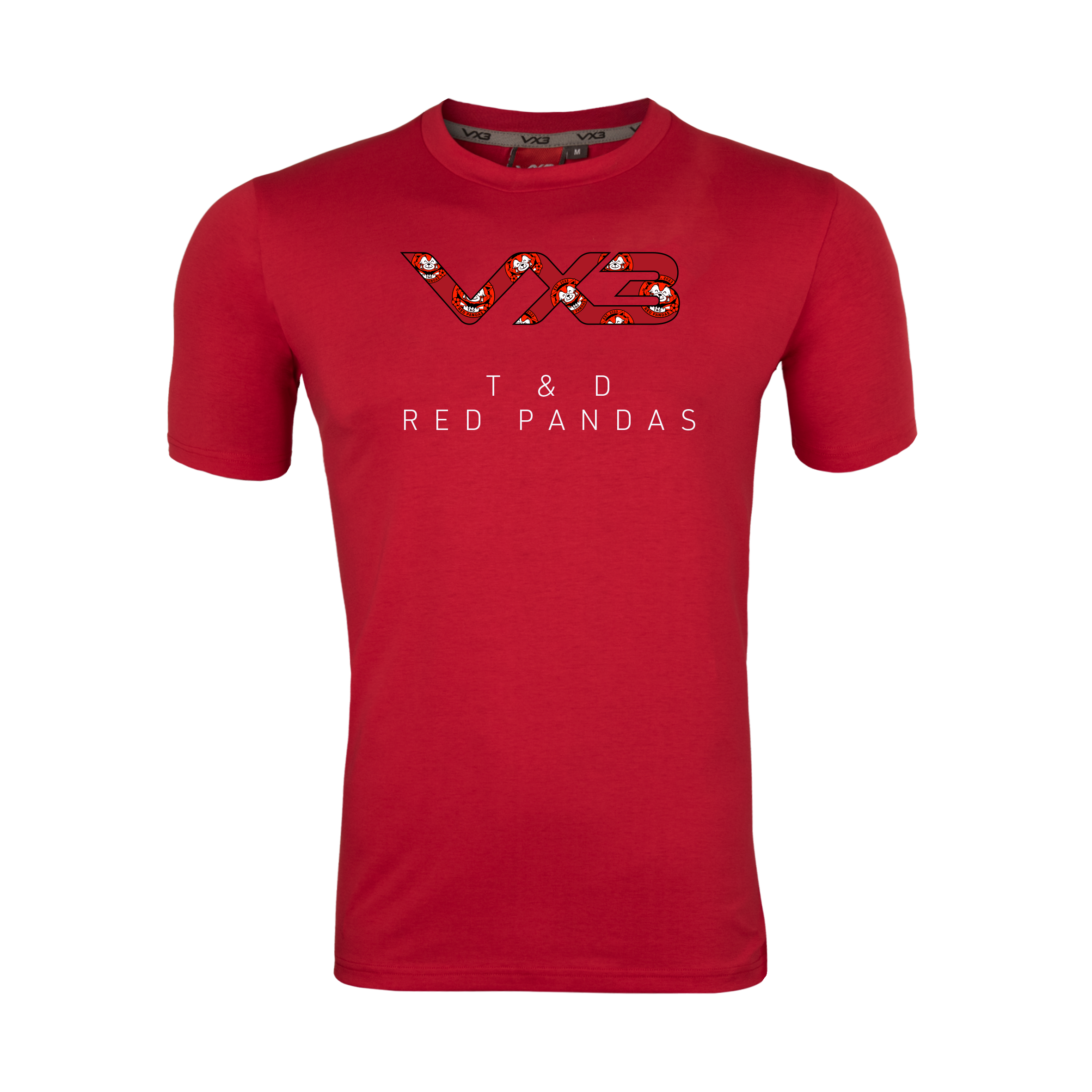 Totnes & Dartington Red Pandas Red Youth Invicta Club Tee