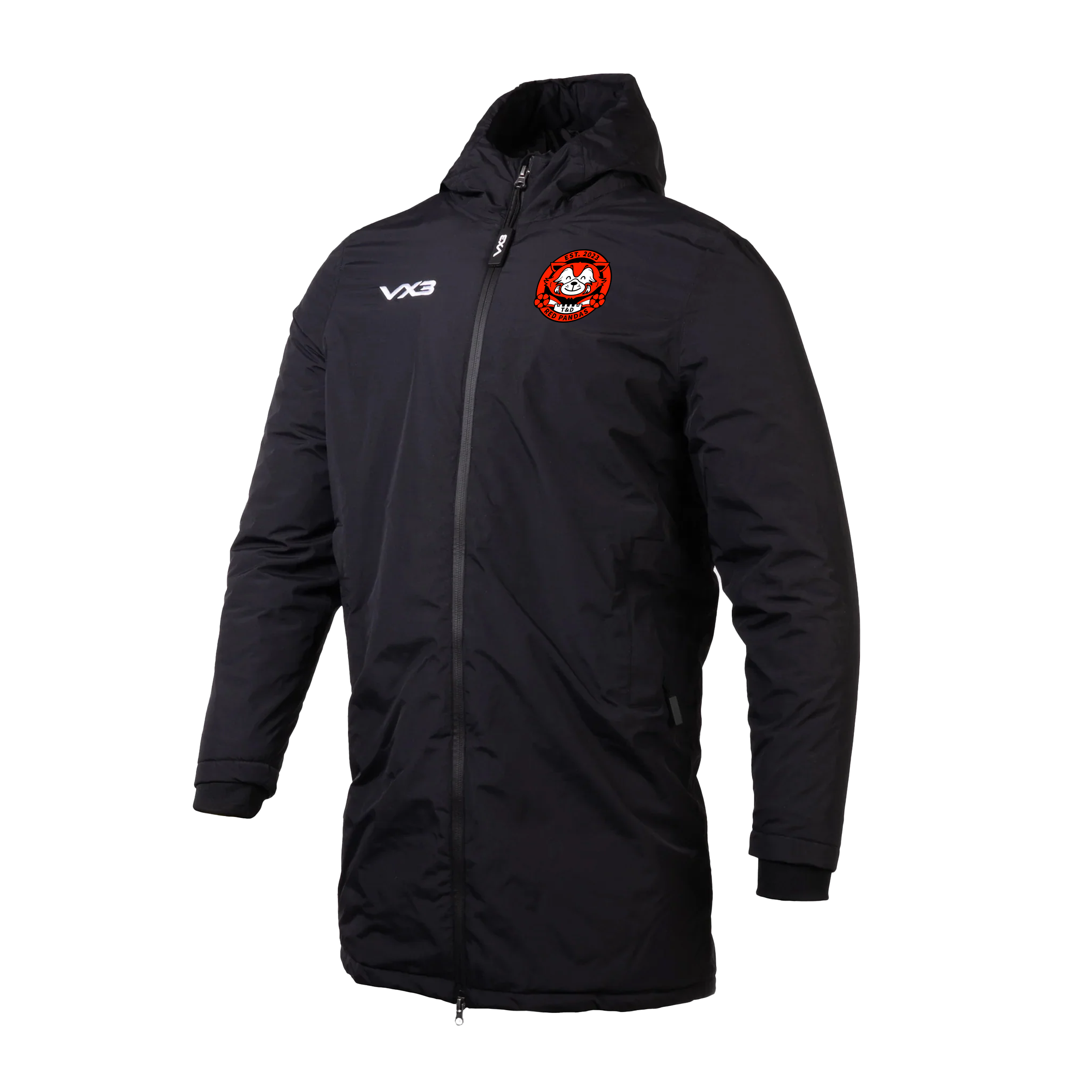 Totnes & Dartington Red Pandas Nero Managers Jacket