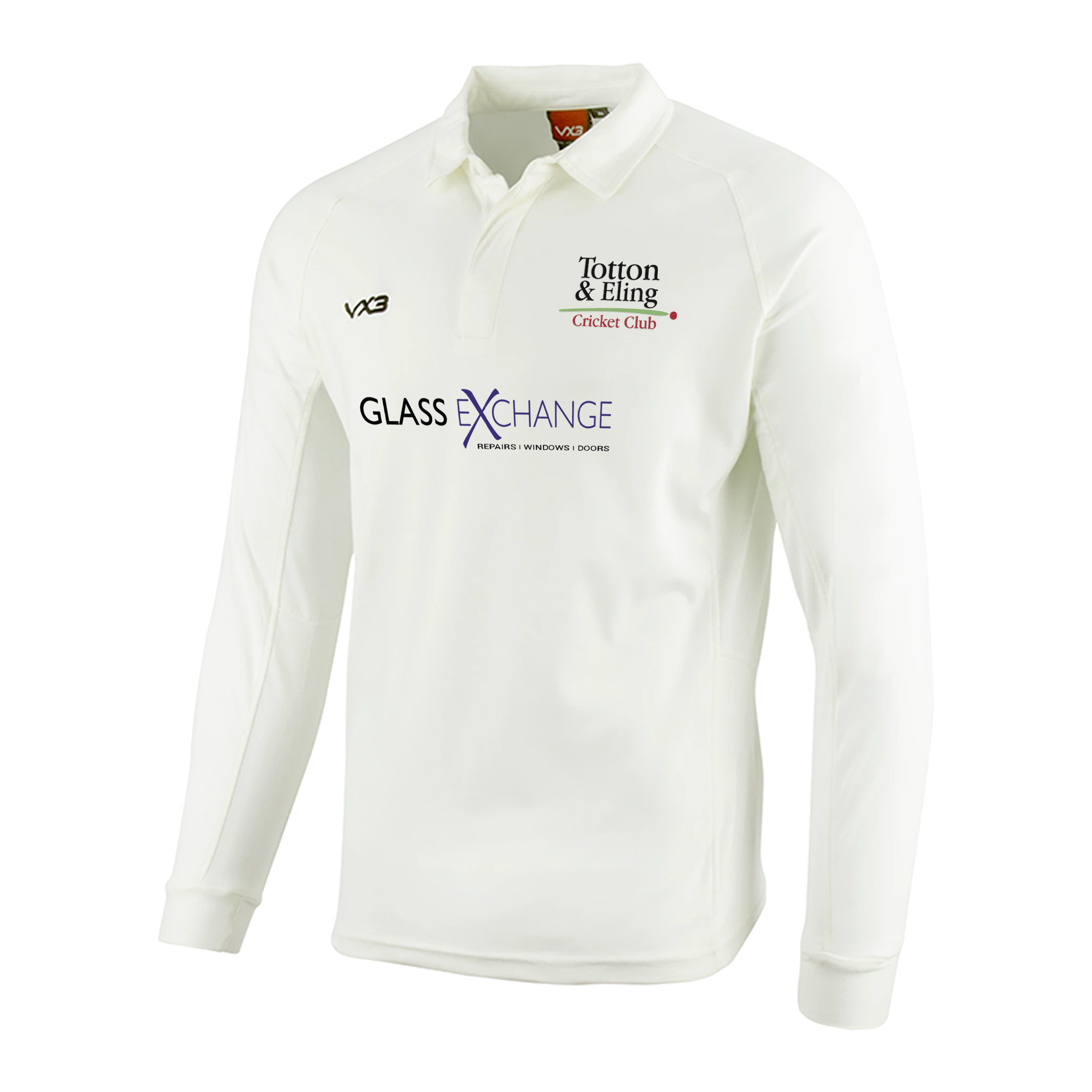Totton and Eling Cricket Club Youth Long Sleeve Shirt