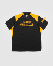 Trafford Handball Club Vertex Polo -Black/Amber/White