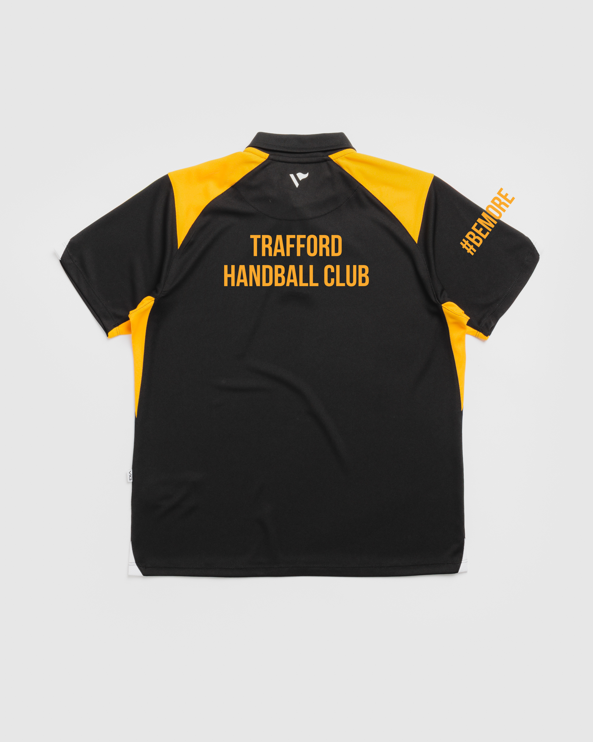 Trafford Handball Club Vertex Polo -Black/Amber/White